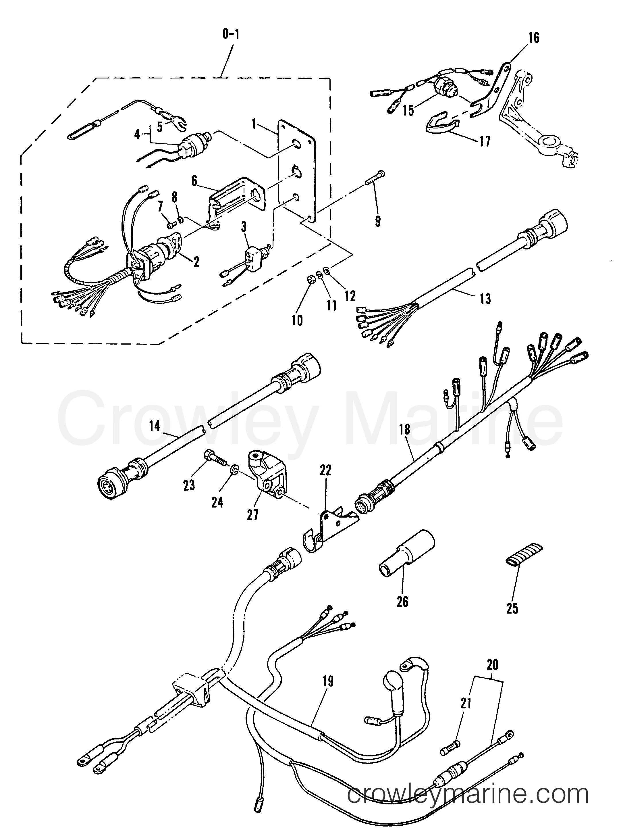 Serial Range Outboard 60 (2 CYL.) - 6F0-000101 AND UP [E] - ELECTRIC START COMPONENTS