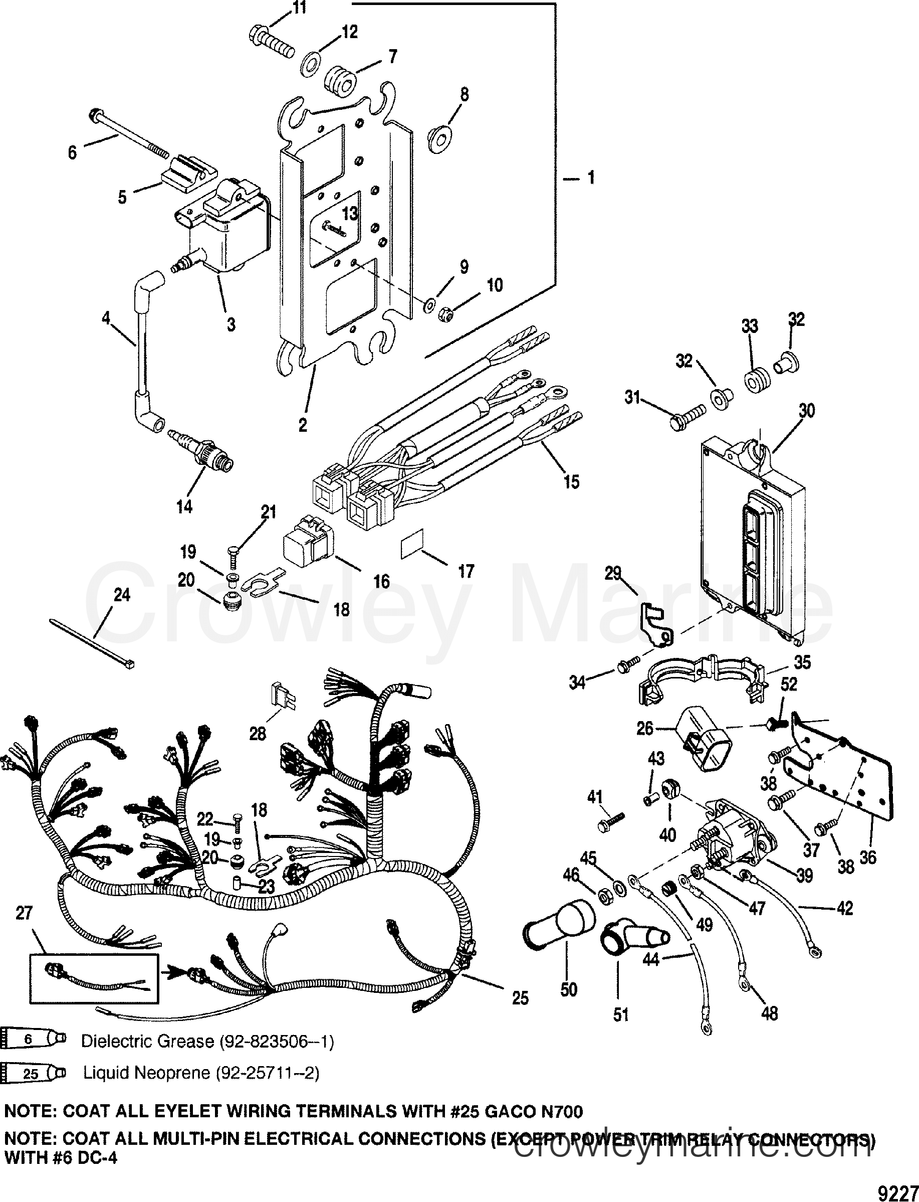 2000 Outboard 150DFI [L] - 7150473JD - ELECTRICAL COMPONENTS