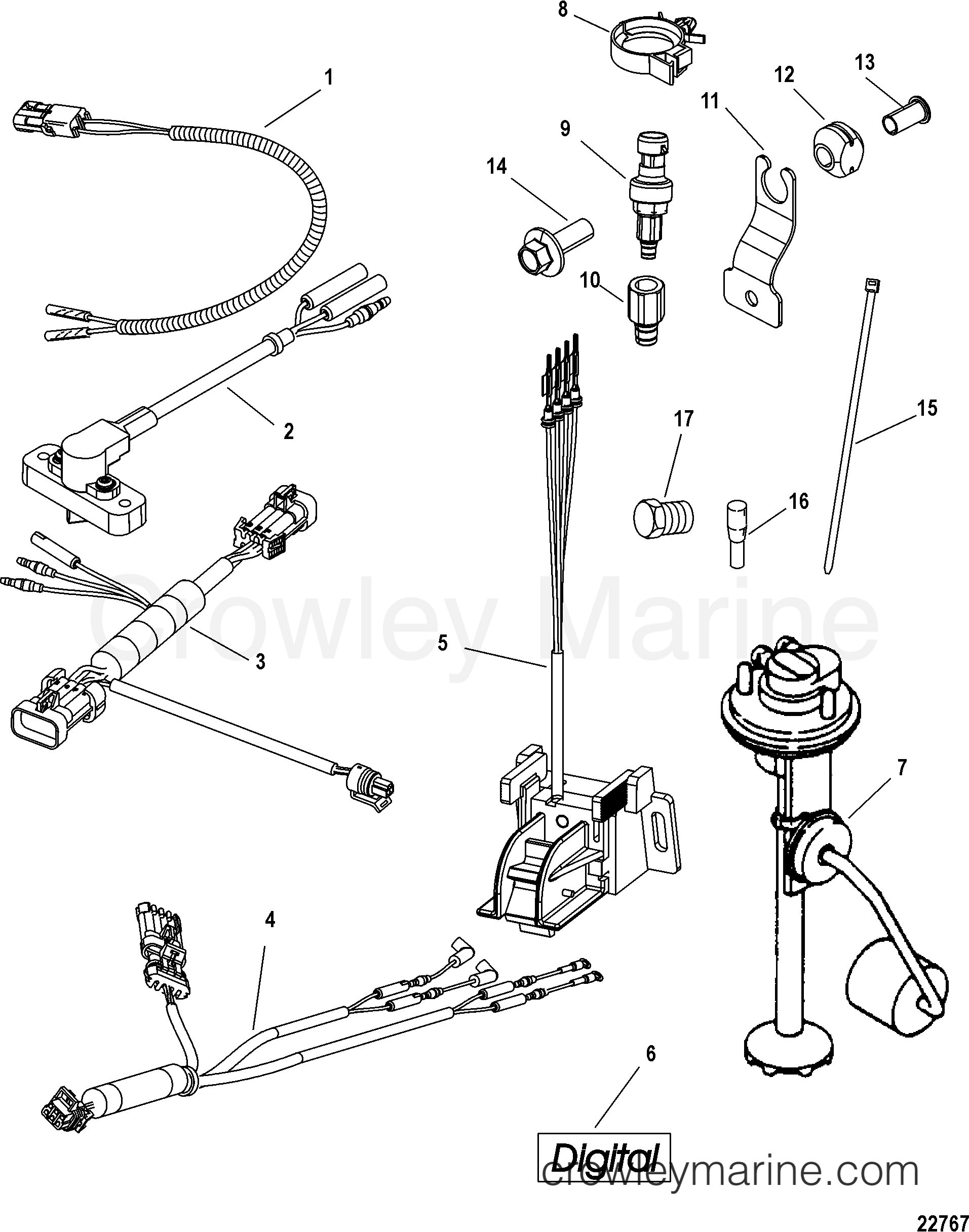 SMARTCRAFT CONVERSION KIT, ANALOG TO DIGITAL - Various Years Rigging ...