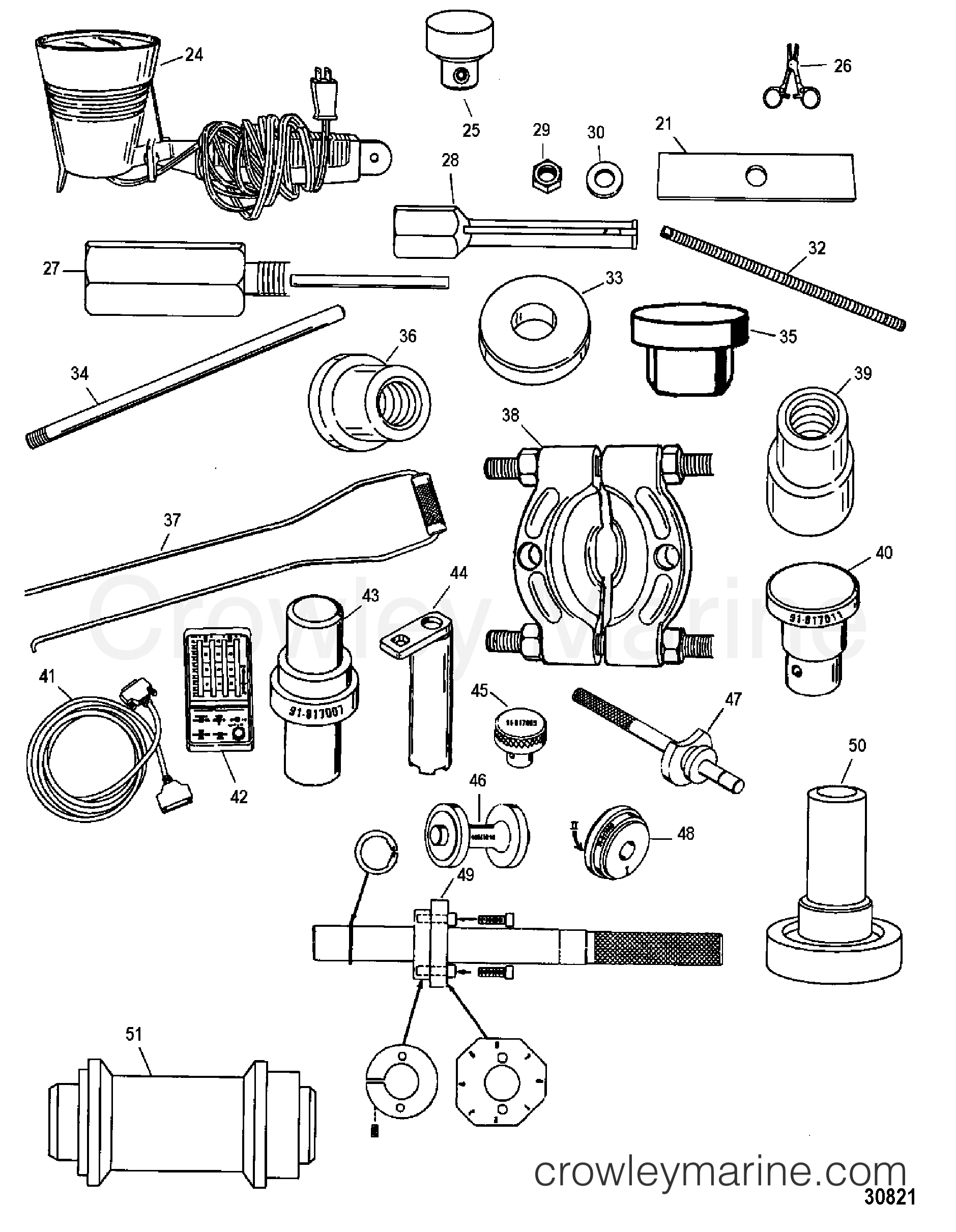2001 Outboard 60 [ELPT 4] - 1F60412YE - TOOLS