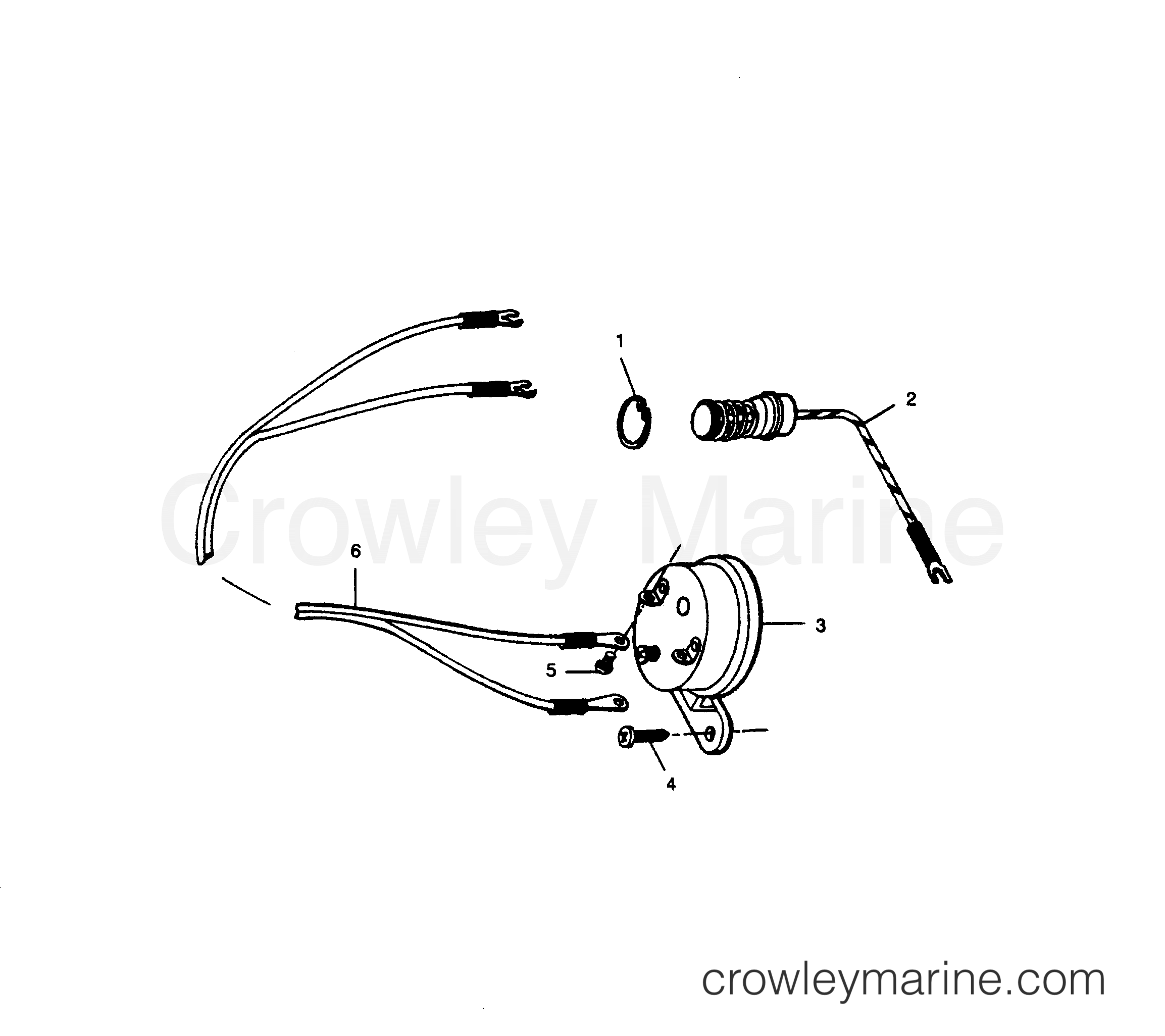1990 Outboard 35 - 352F90B [Force] - OVERHEAT BUZZER
