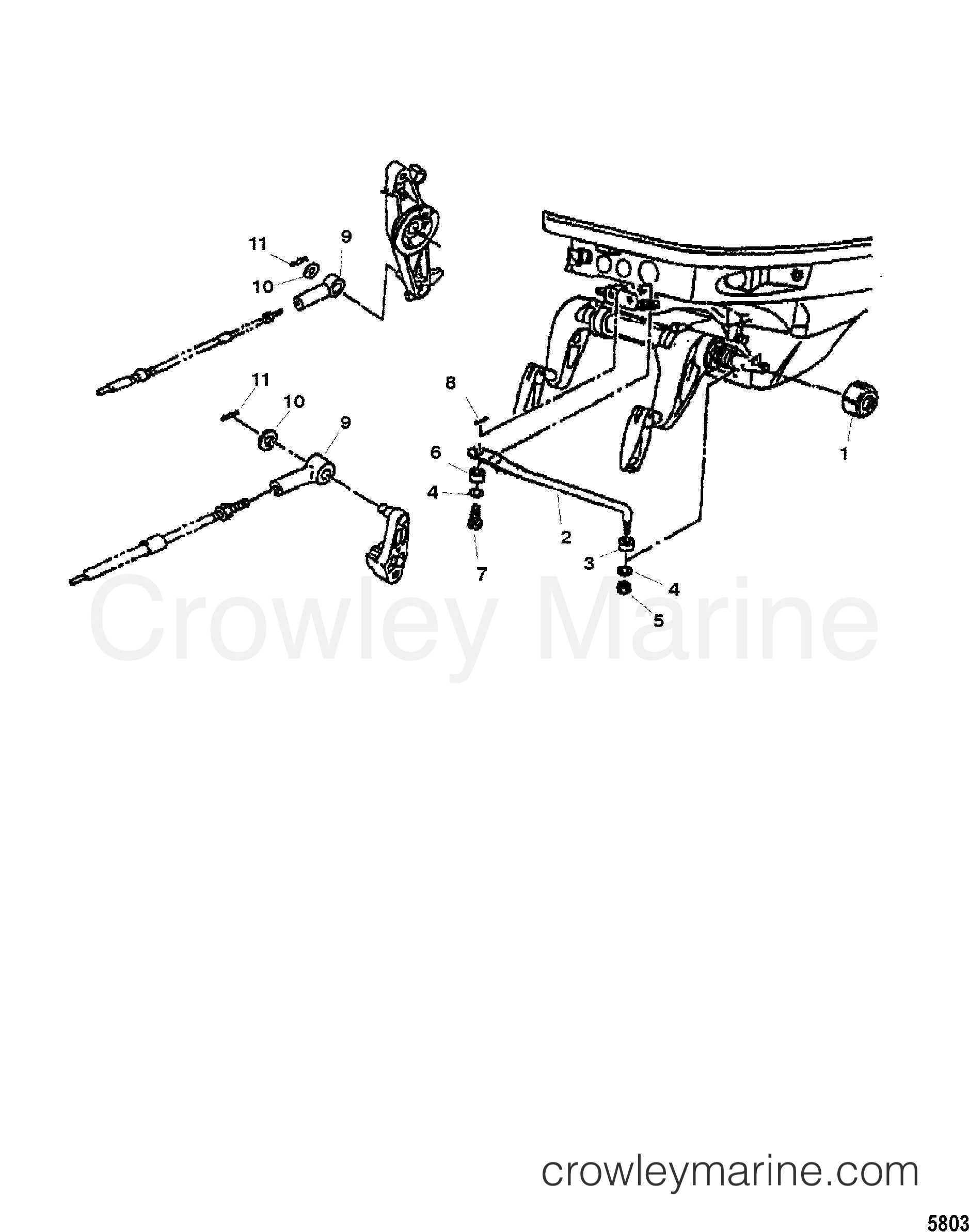 STEERING DRAG LINK COMPONENTS 2006 Outboard 40 [ELO] 7040312UL