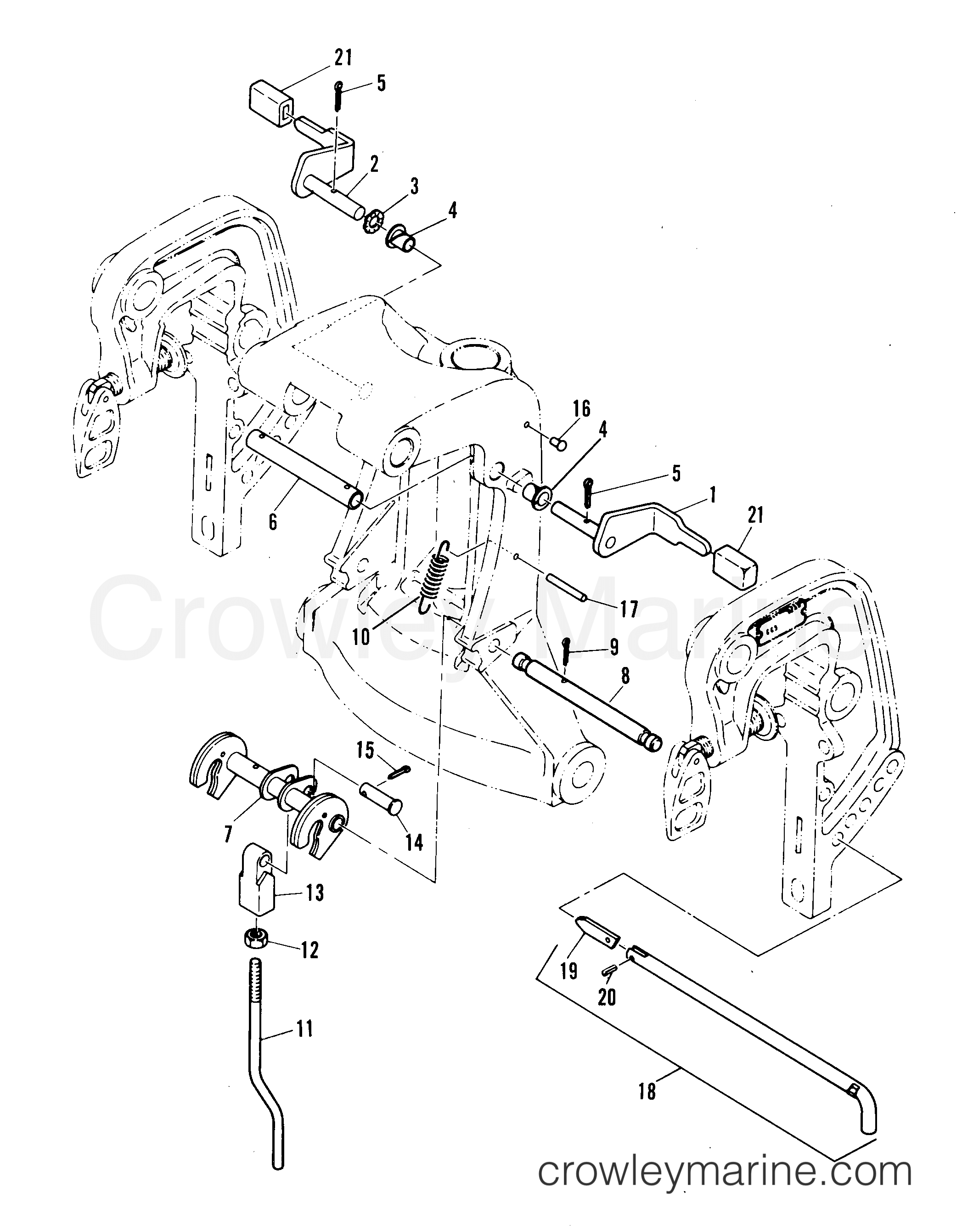REVERSE LOCK - 1977 Outboard 48 [ML] 7048227 | Crowley Marine