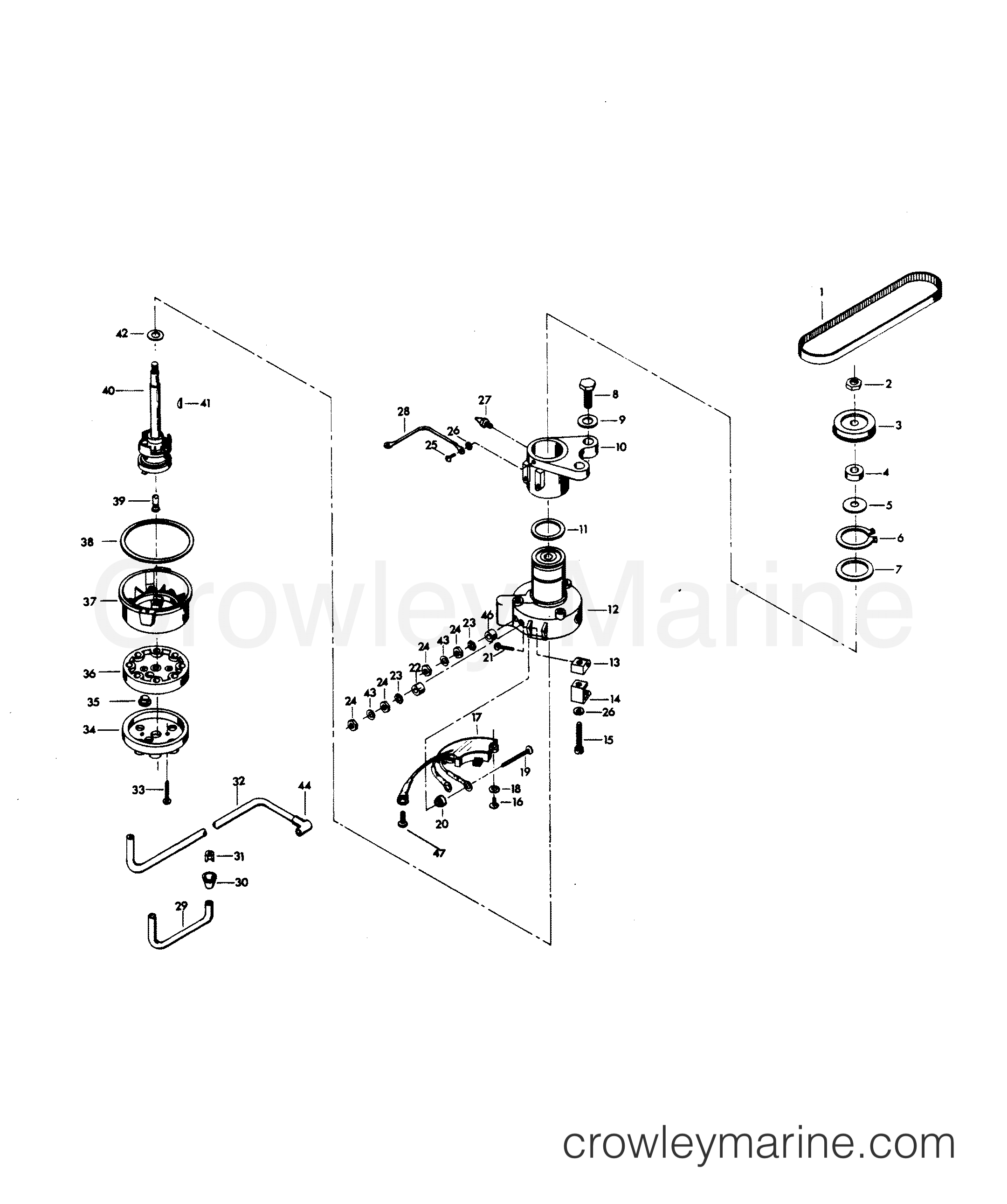 1981 Outboard 100 - H1006B81C - DISTRIBUTOR