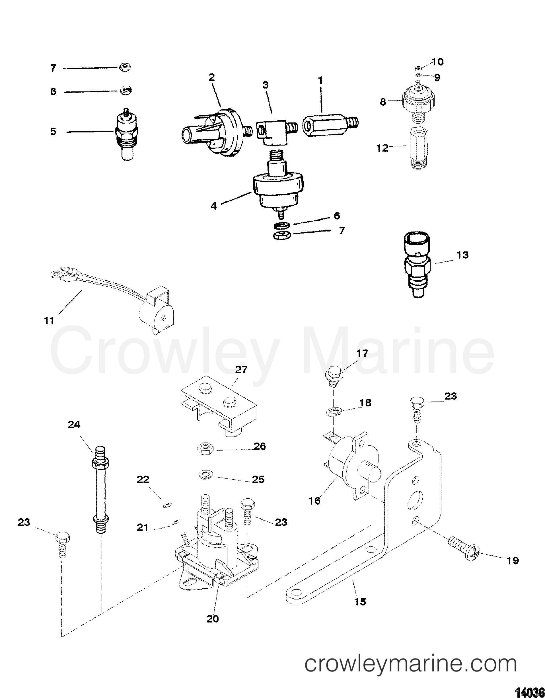 1998 Stern Drive 4.3L [ALPHA] - 4211237N1 - ELECTRICAL COMPONENTS