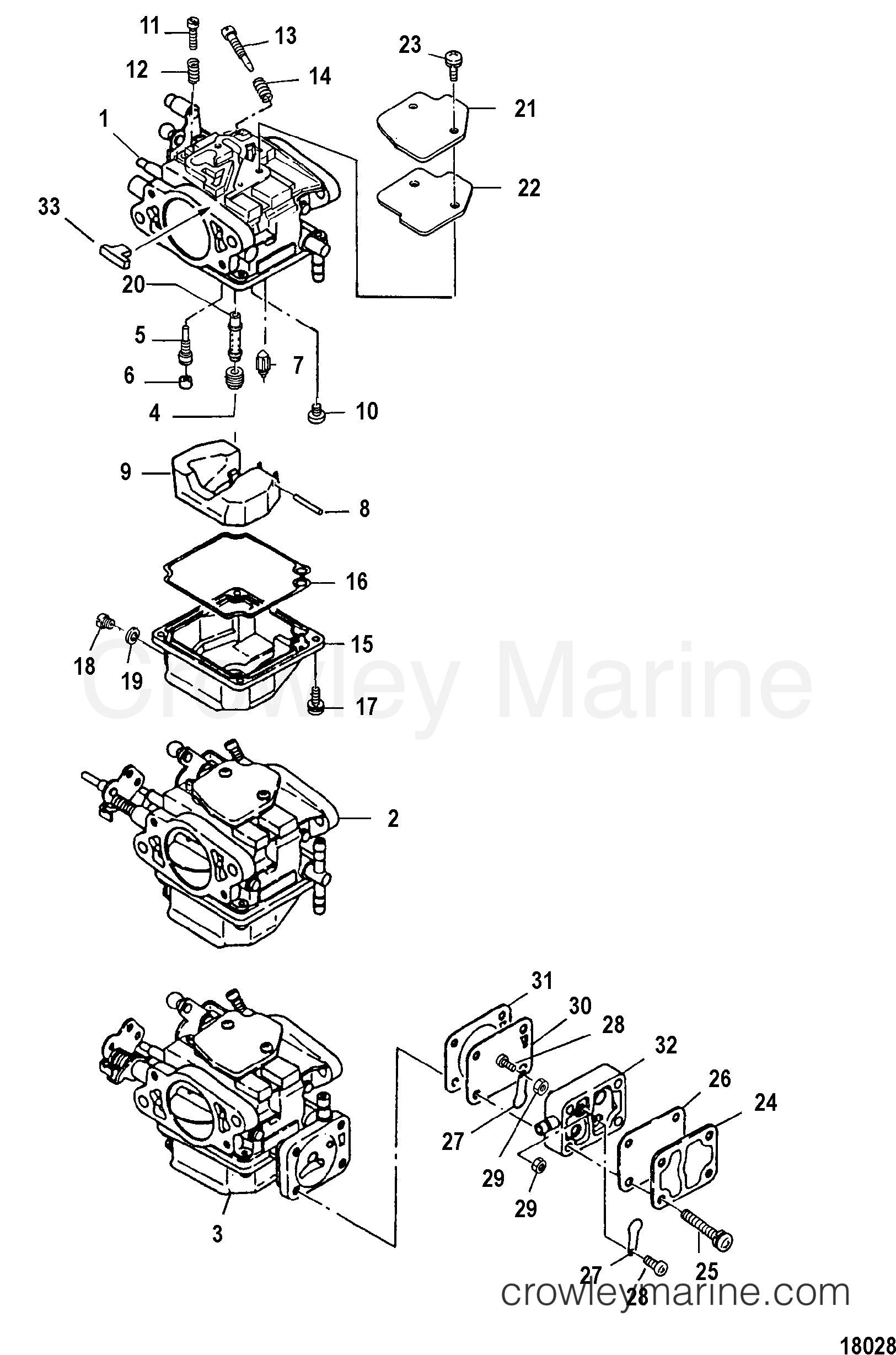 2006 Outboard 40 [ELO] - 7040312UL - CARBURETOR