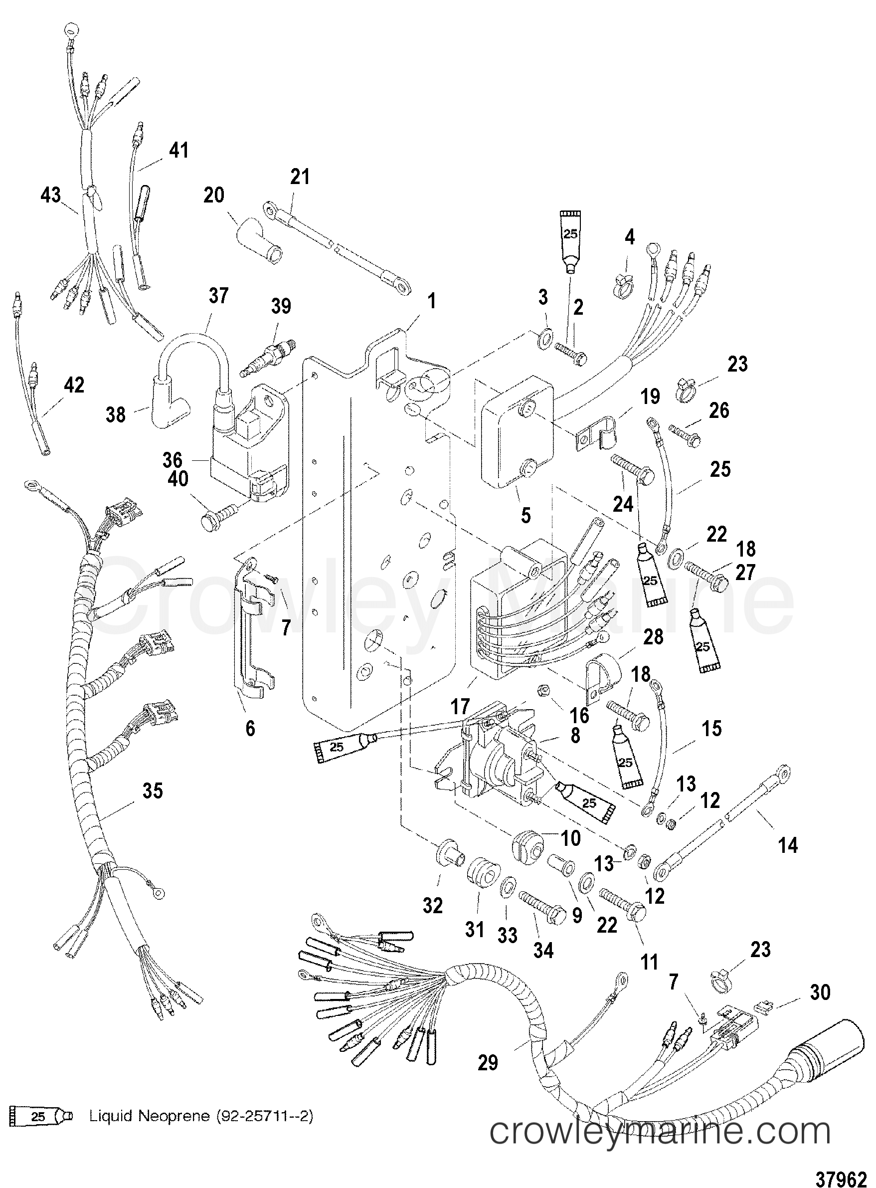 1998 Outboard 40 [MLH/ALT] - 7043213GD - ELECTRICAL COMPONENTS