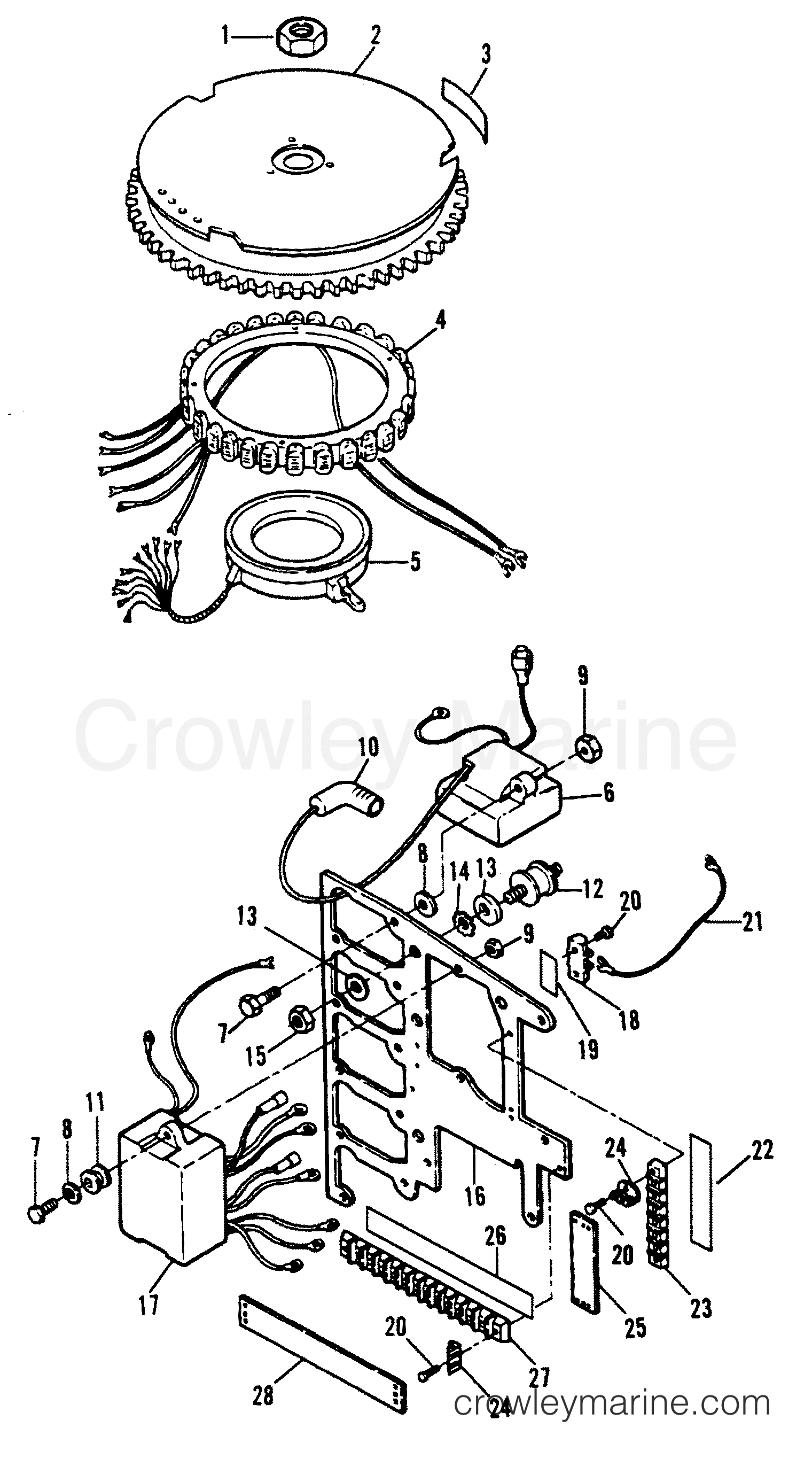 1990 Outboard 150 - H1508A90A [A] - IGNITION SYSTEM (89A THRU 91A)