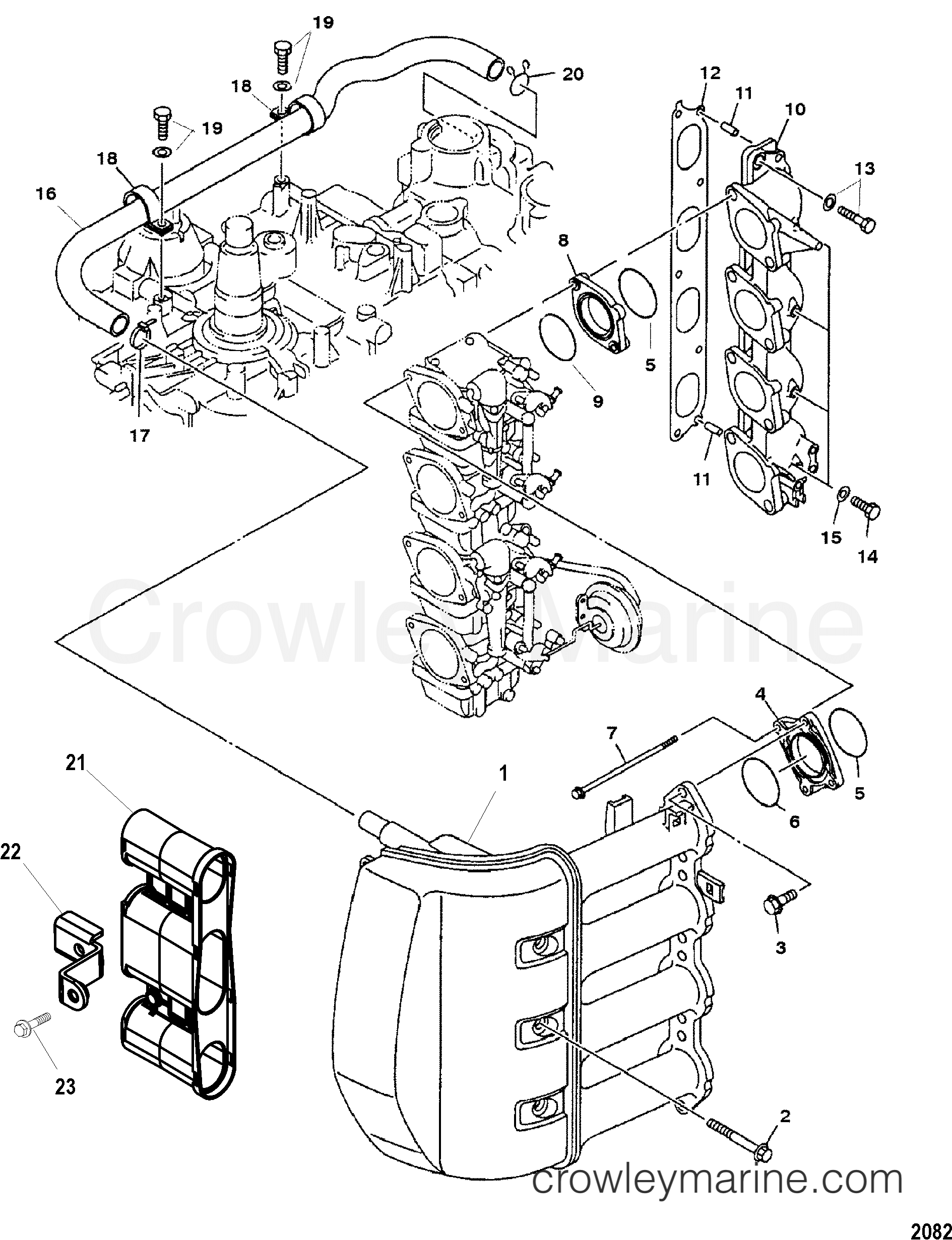 2002 Outboard 75 [ELPT 4] - 7F75412LD - INTAKE