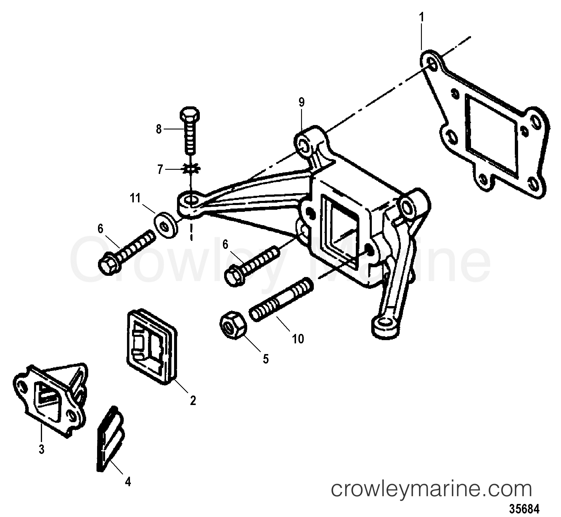 1999 Outboard 5 - H005201VS [M] - INTAKE SYSTEM