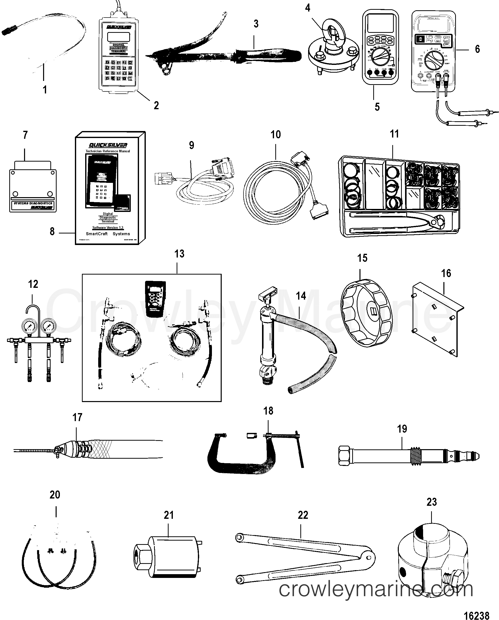 2006 Outboard 150 [XL 4] - 7150V23UR - TOOLS
