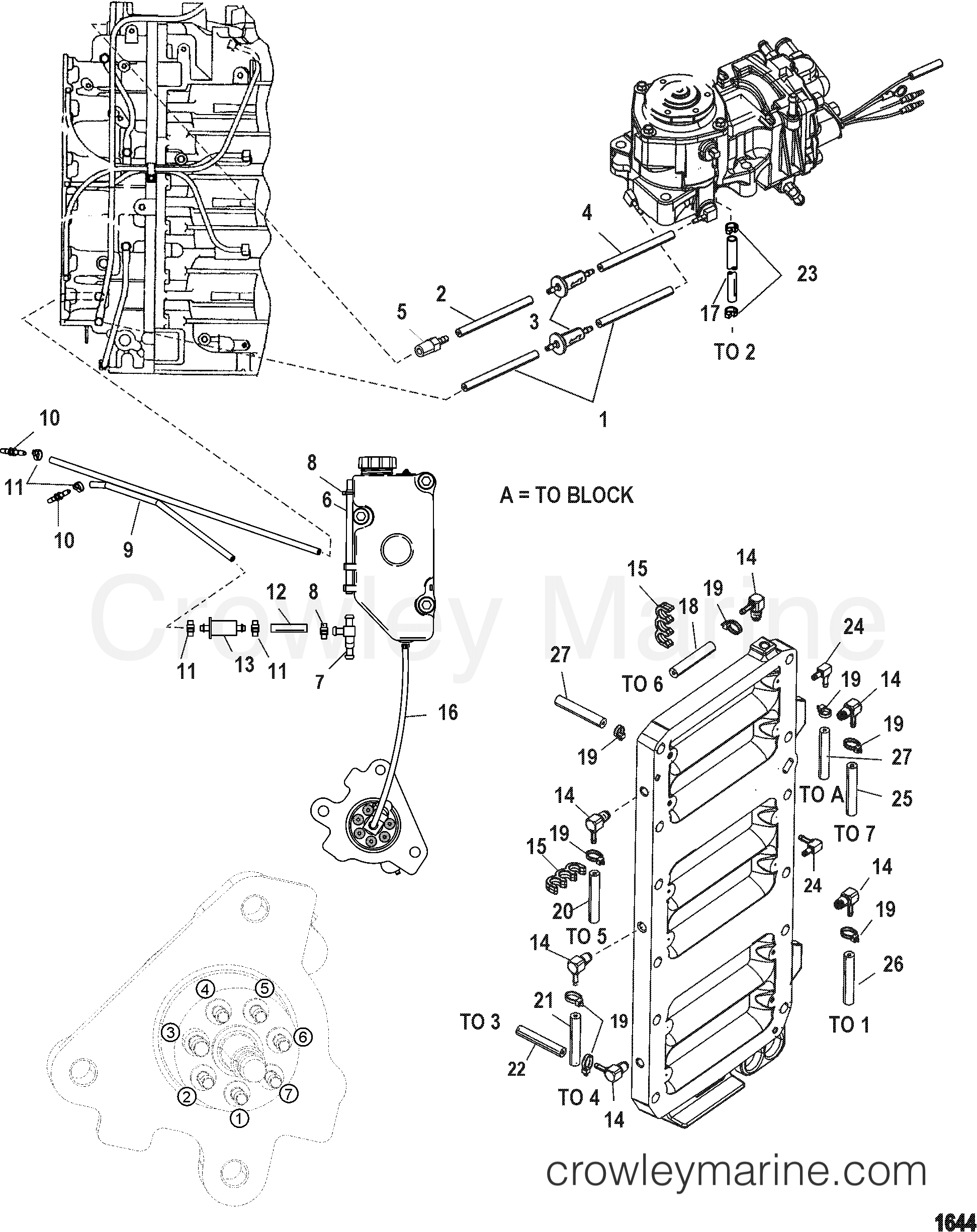 2003 Race Outboard 250 XS [OPTIMAX] - 1925355AH - OILING SYSTEM