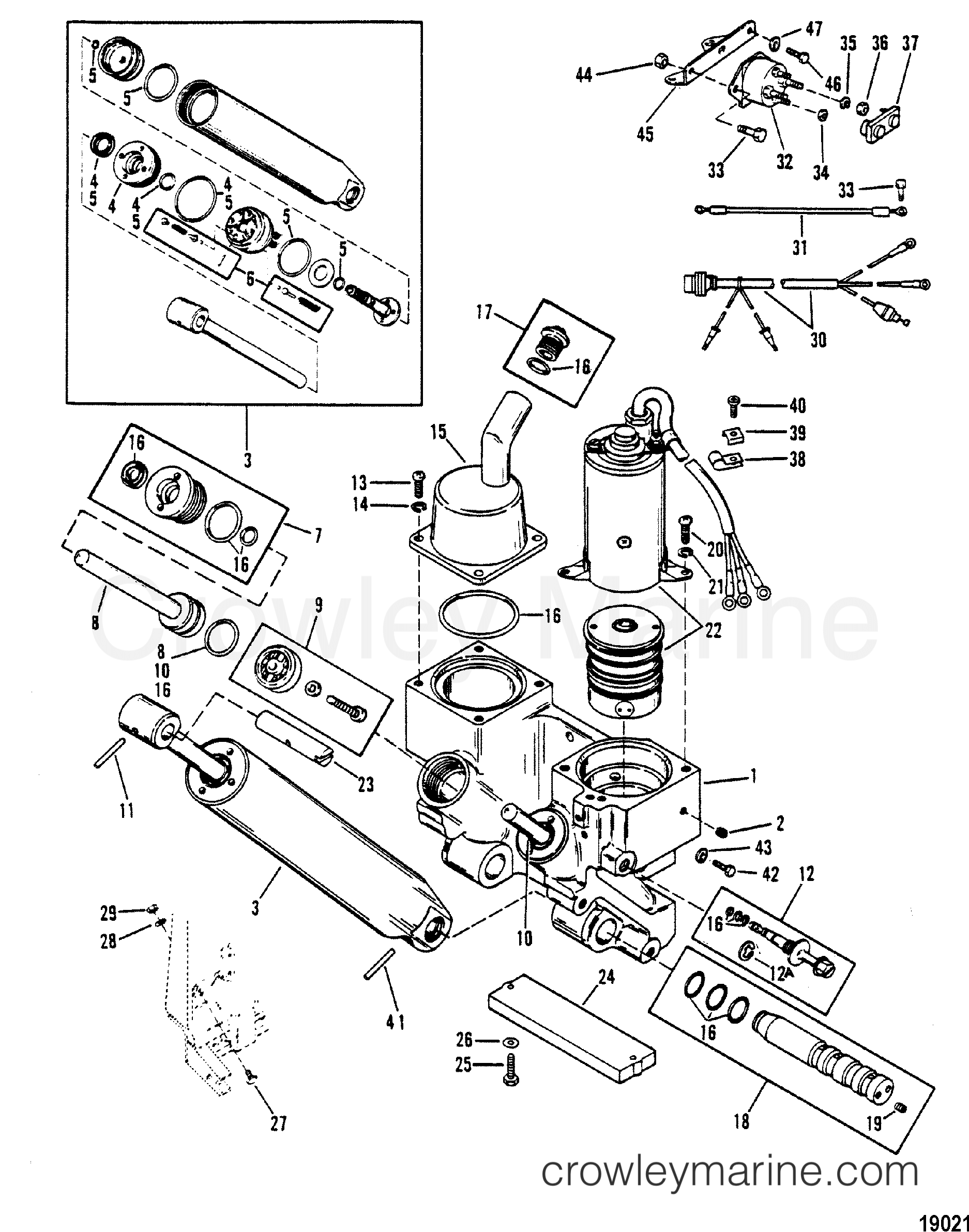 1982 Outboard 200 [ELPT] - 7200622 - POWER TRIM COMPONENTS