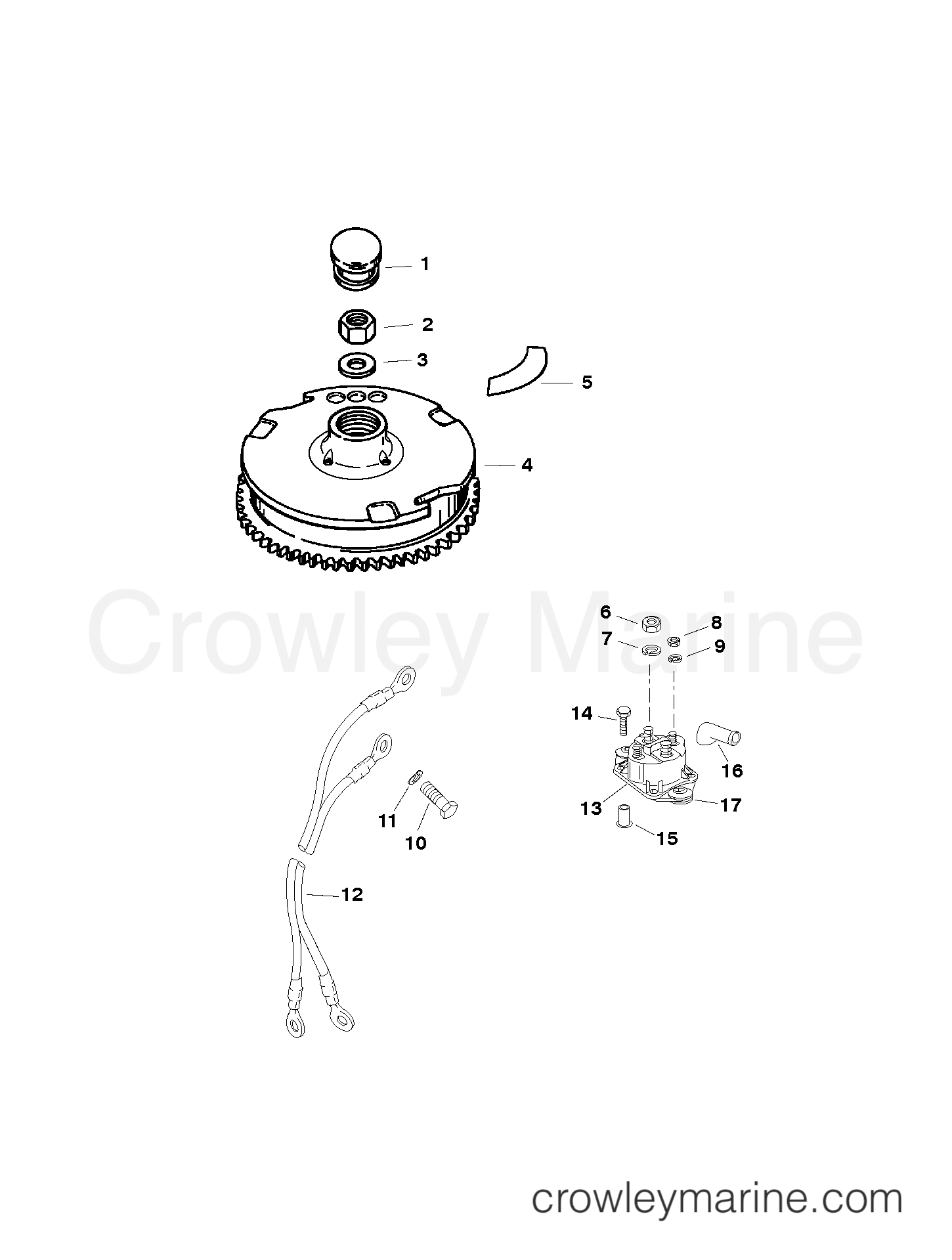 1998 Outboard 90 - H090412UD [ELPT] - IGNITION COMPONENTS