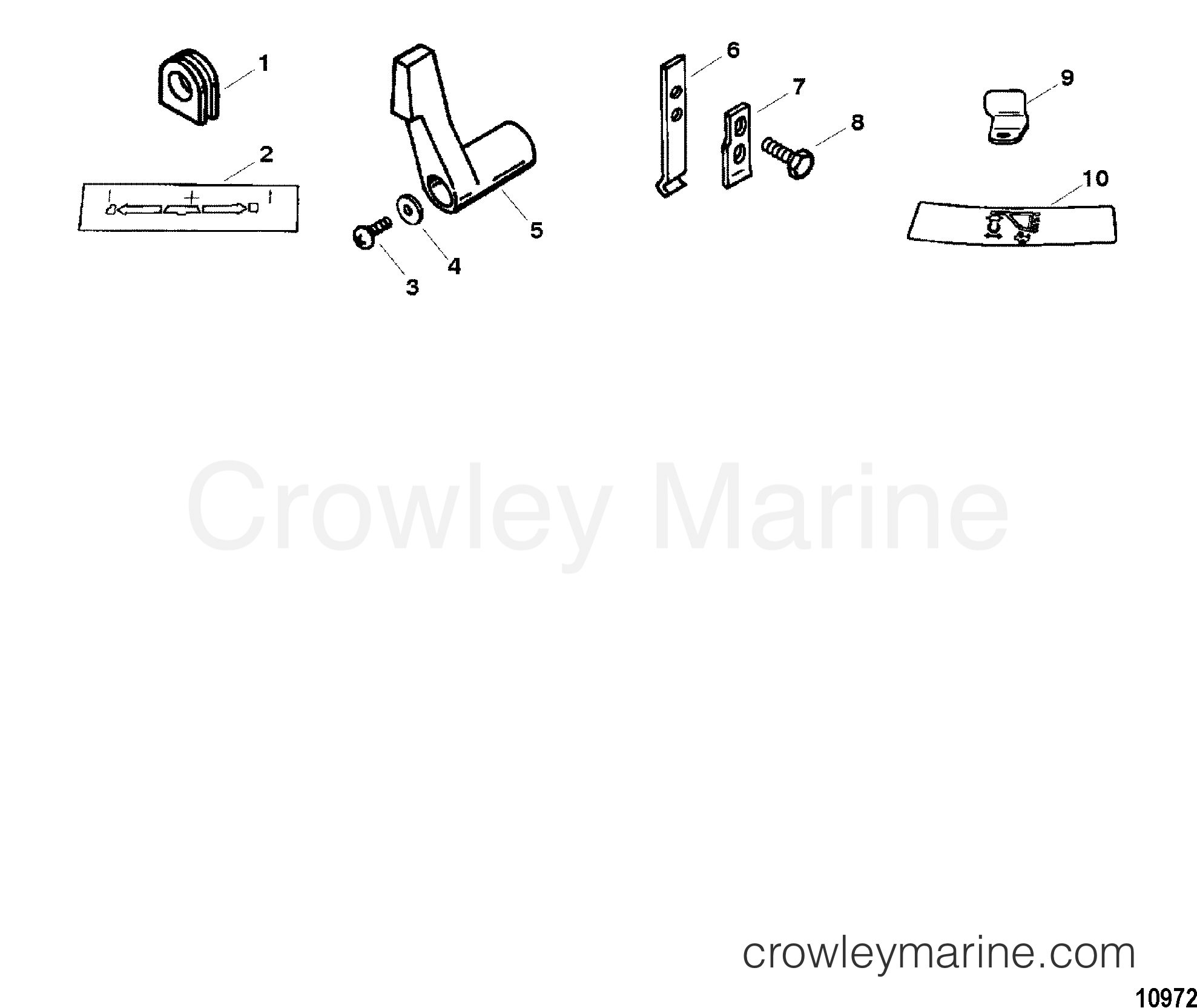 Various Years Rigging Exhaust / Cooling Systems and Extension Kits - 1994 & Up - SIDE SHIFT CONVERSION KIT(821190A2)
