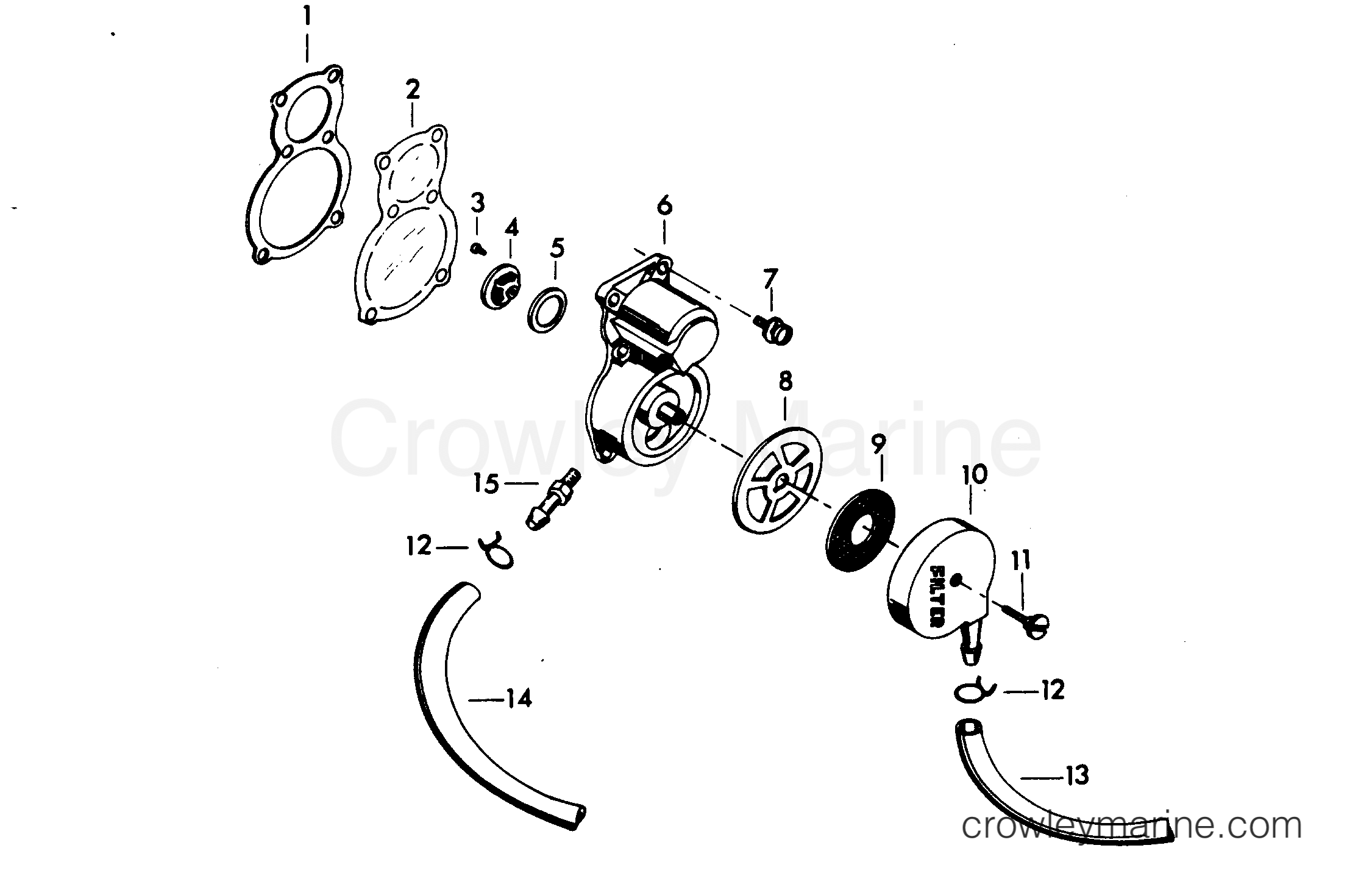 1982 Outboard 20 - 202B2N - FUEL PUMP
