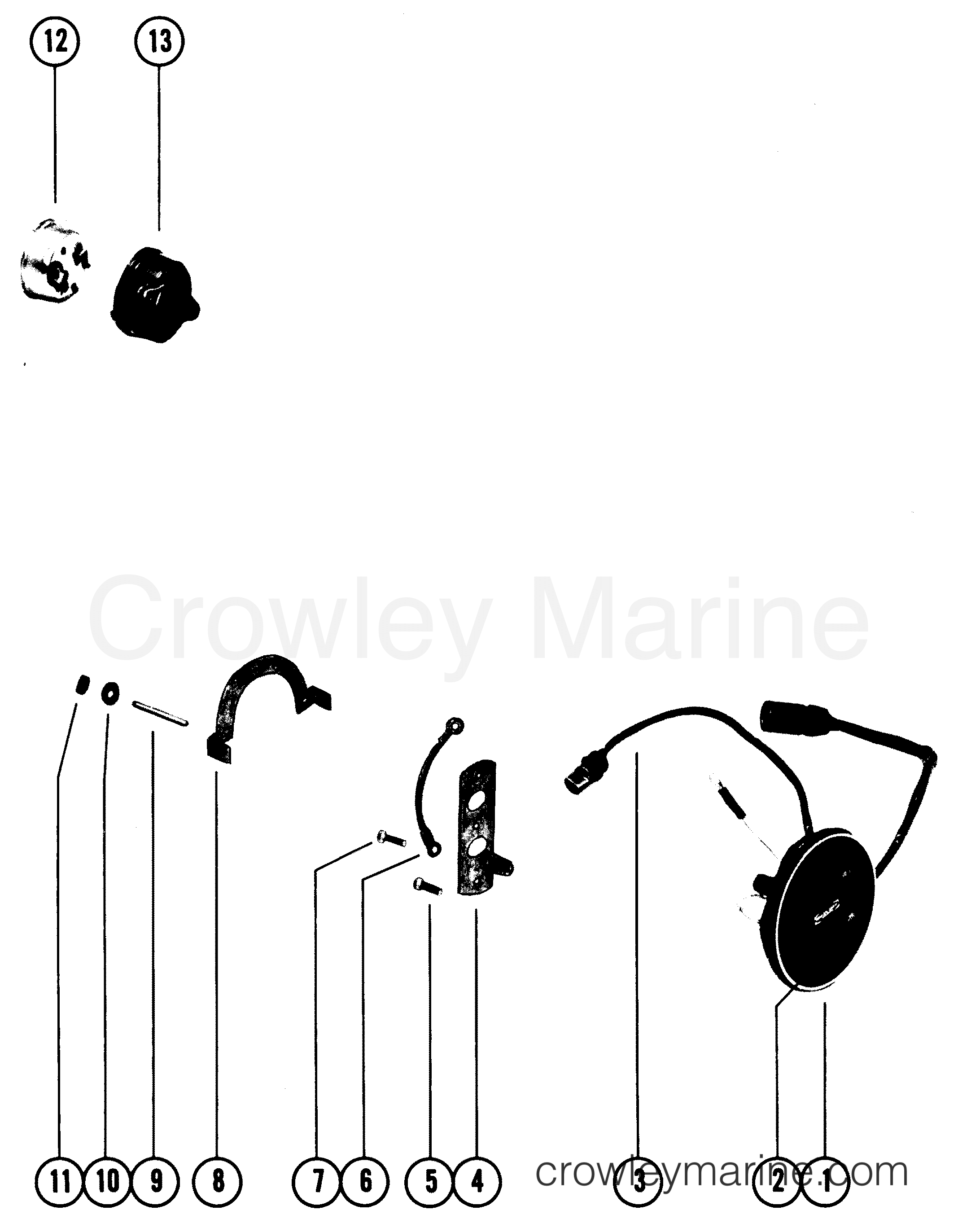 Various Years Rigging Remote Controls and Components - Outboard (1985 and Below) - SWITCH PANEL ASSEMBLY