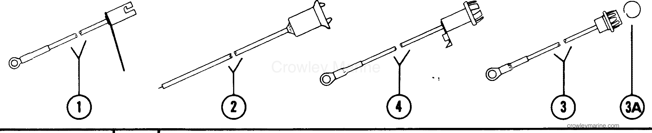 Various Years Rigging Instruments-Gauges and Components - MC INSTRUMENTS (1985 AND BELOW) - SOCKET AND CABLE ASSEMBLIES