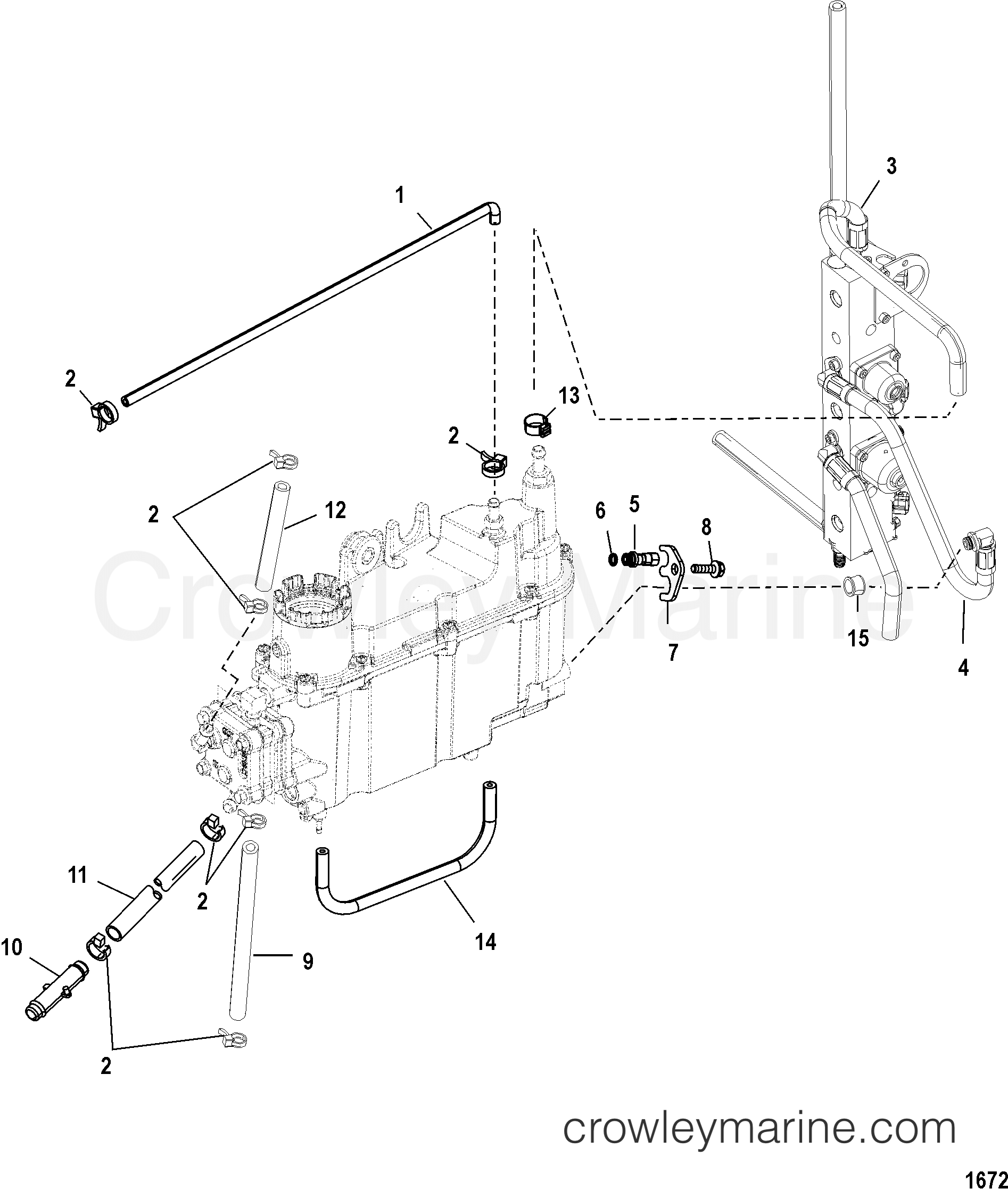 2005 Outboard 90DFI [ELPTO SW] - 7090D73TY - FUEL SYSTEM