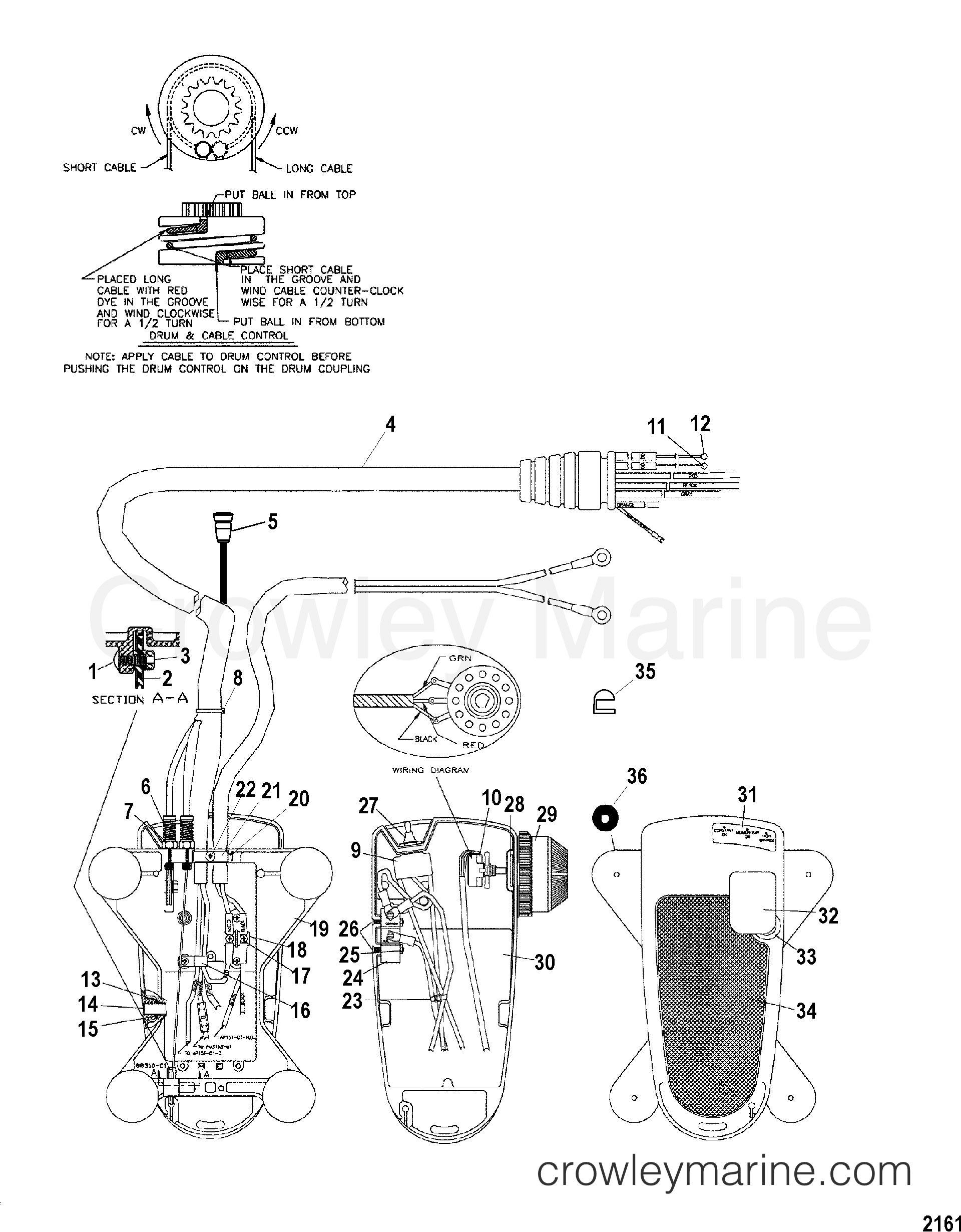FOOT PEDAL ASSEMBLY(MXC300392) 2003 Electric Trolling Motor 12V