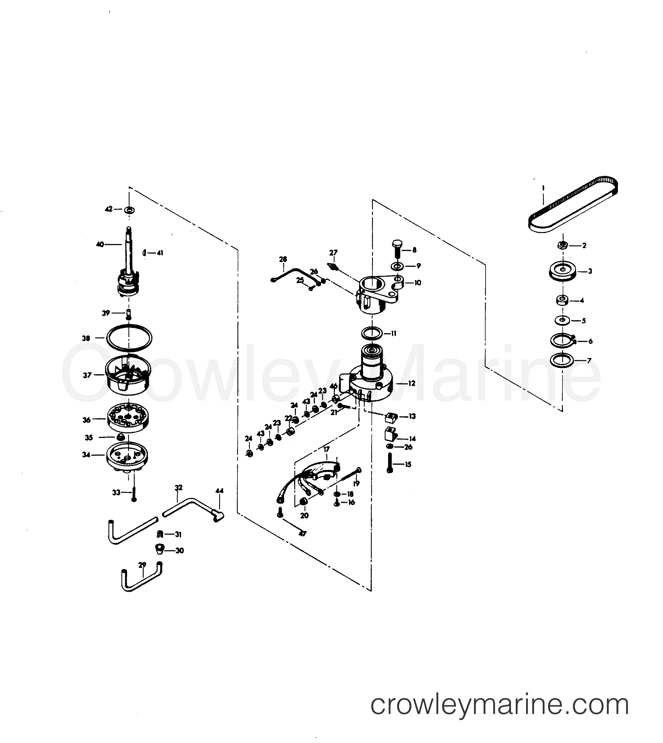 1979 Outboard 100 - H1004H79A - DISTRIBUTOR