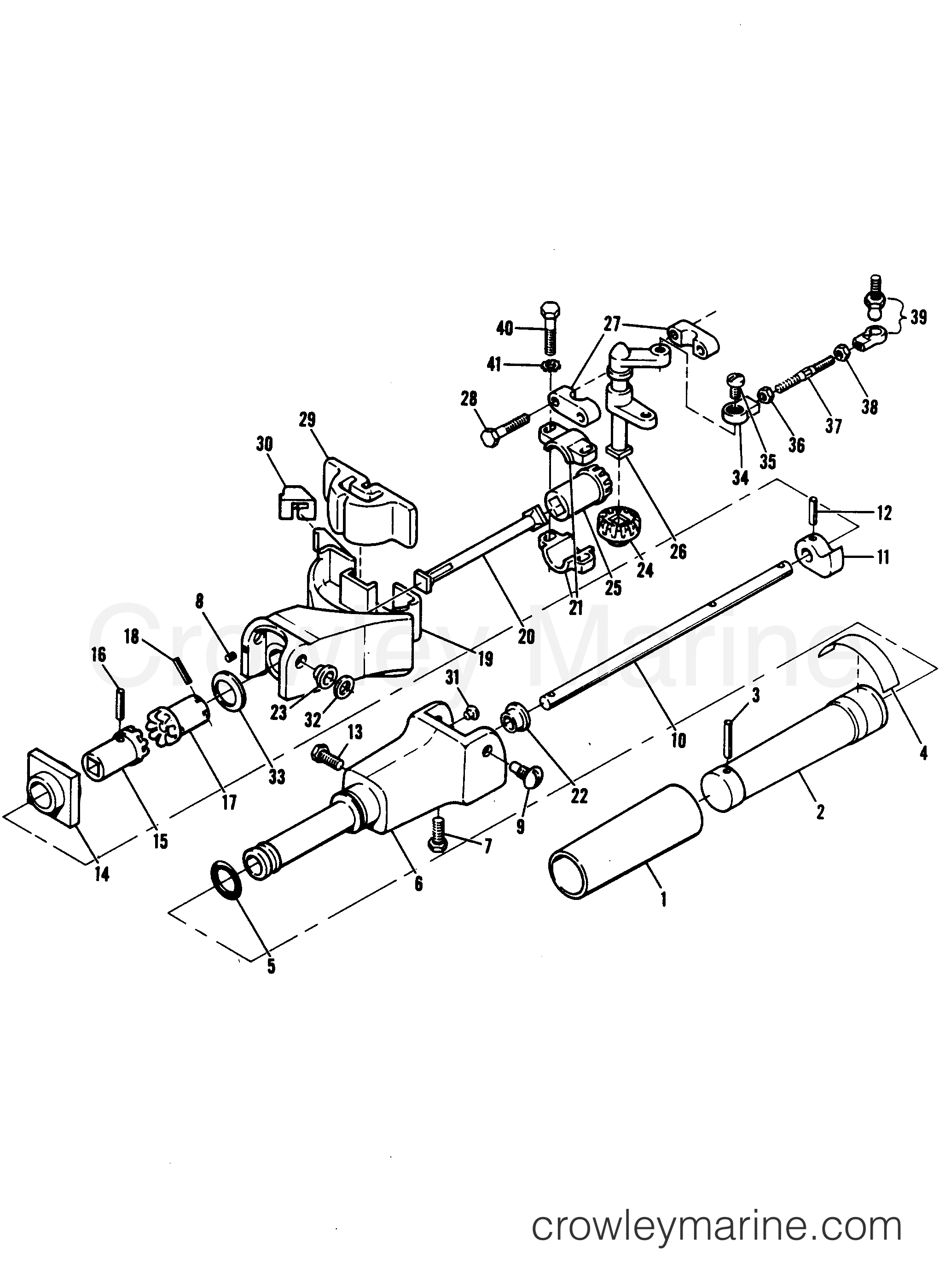 1978 Outboard 8 - H0087B78A - STEERING ARM