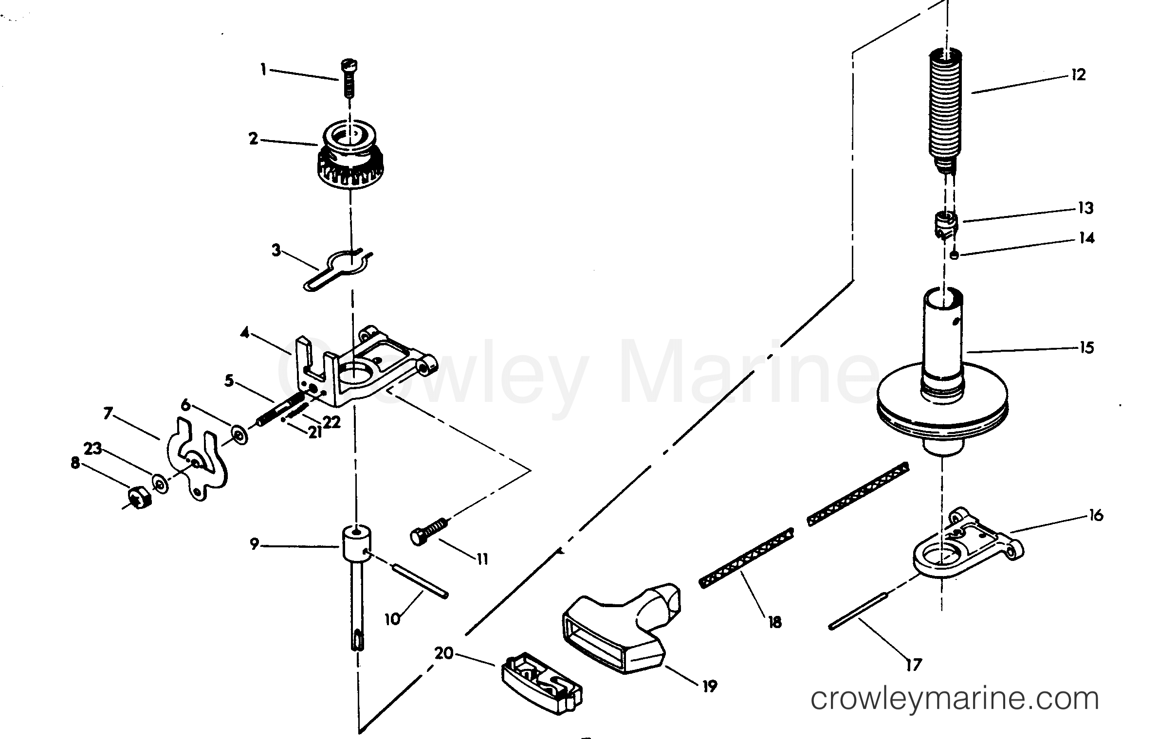 1979 Outboard 15 - H0153B79E - STARTER