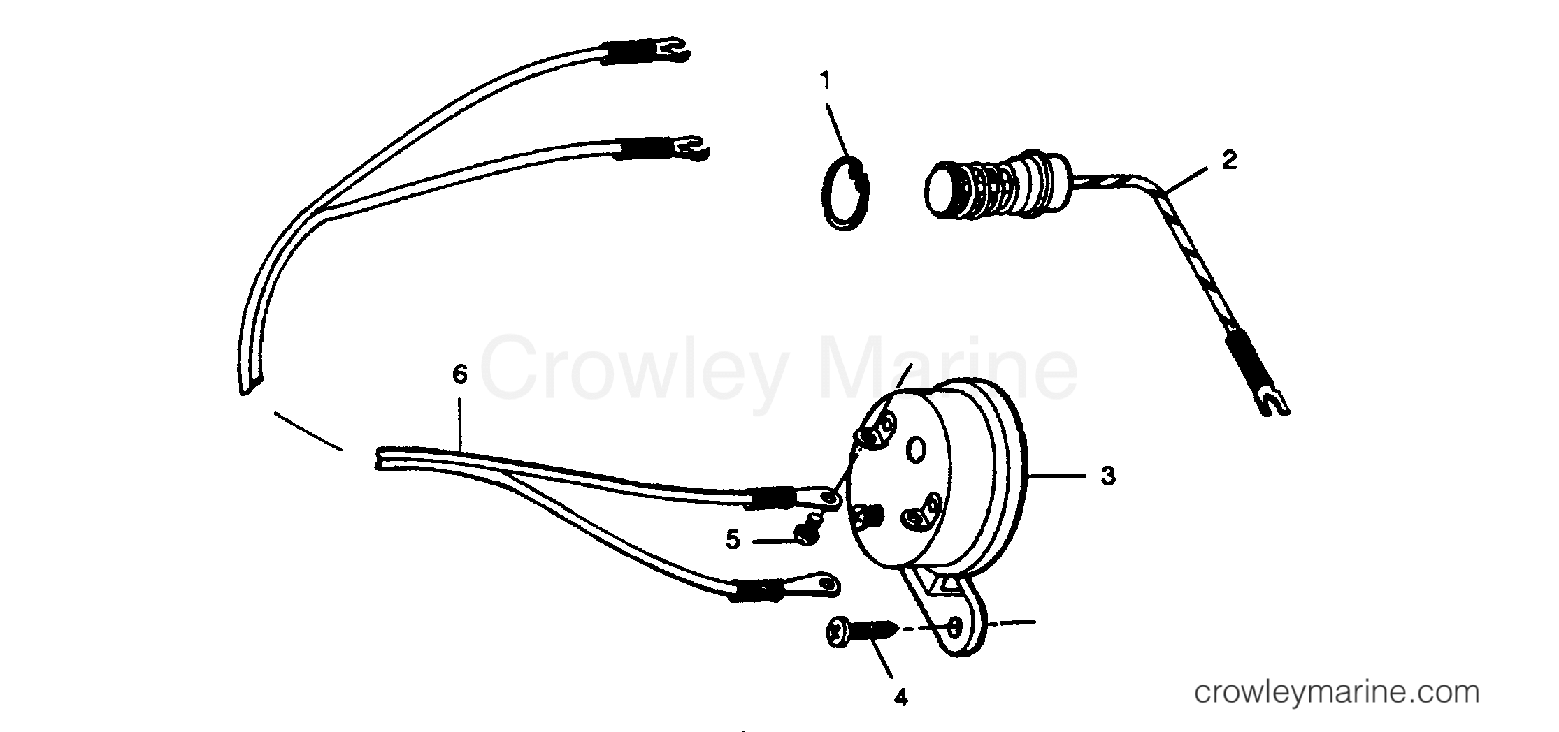 1989 Outboard 25 - 256F9A [Force] - OVERHEAT BUZZER