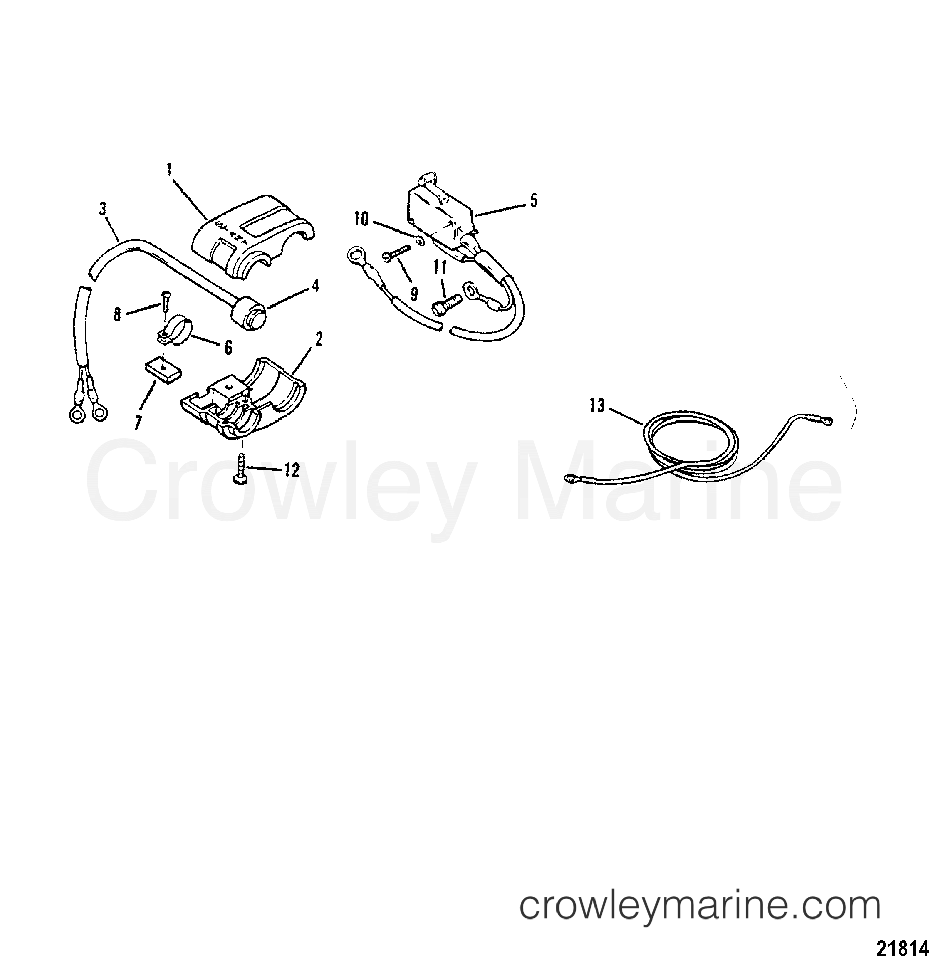 1991 Outboard 20 [MH] - 7020201YD - HARNESS AND START COMPONENTS(ELECTRIC HANDLE)