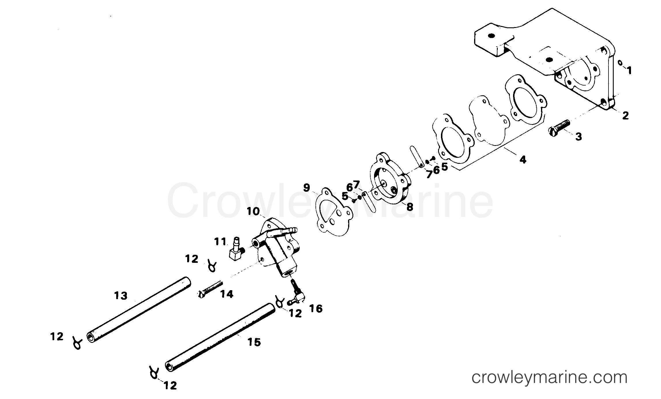 1984 Outboard 9.9 - 91C4D - FUEL PUMP