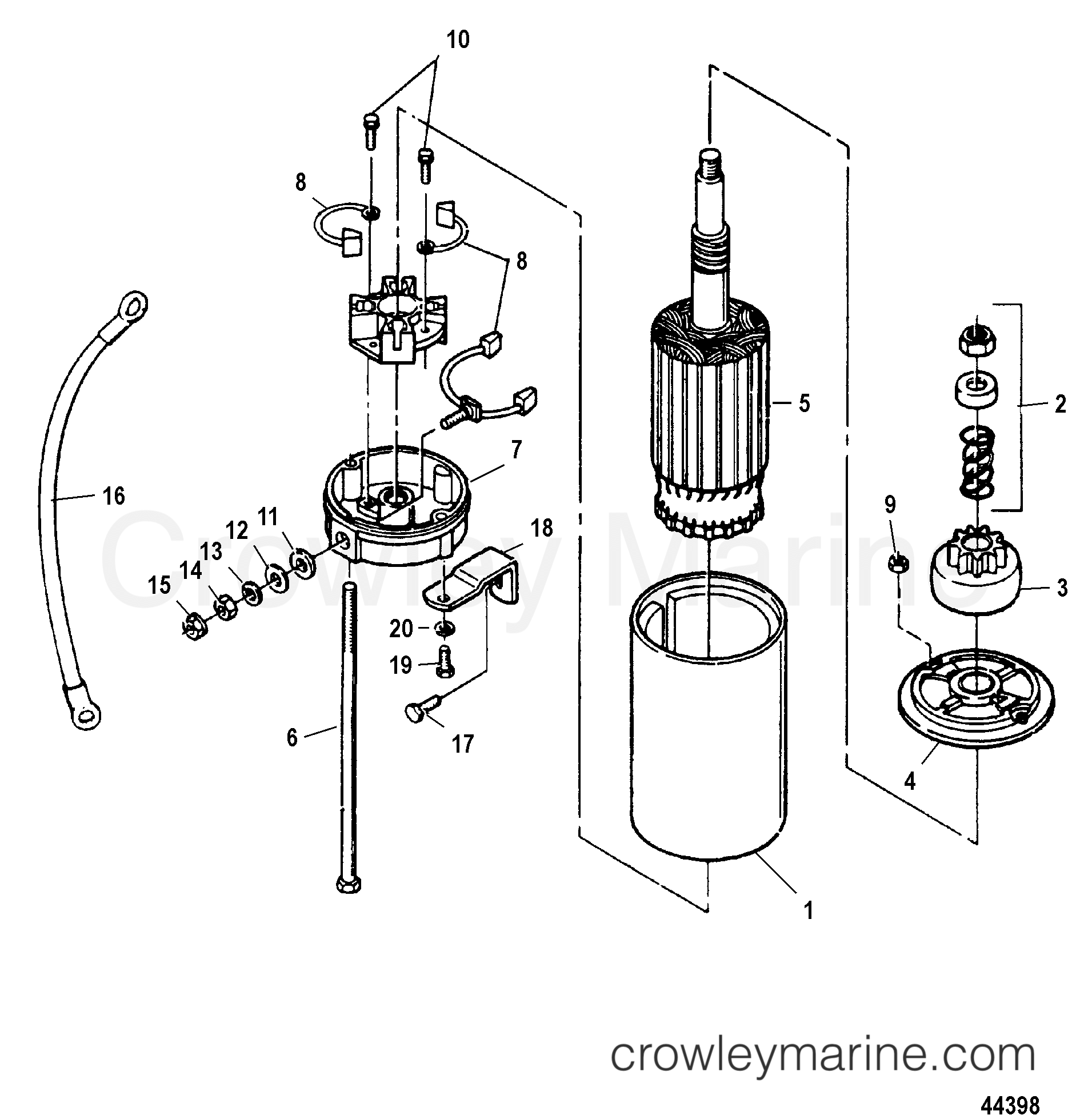 1990 Outboard 90 - H0908F90C [C] - STARTER