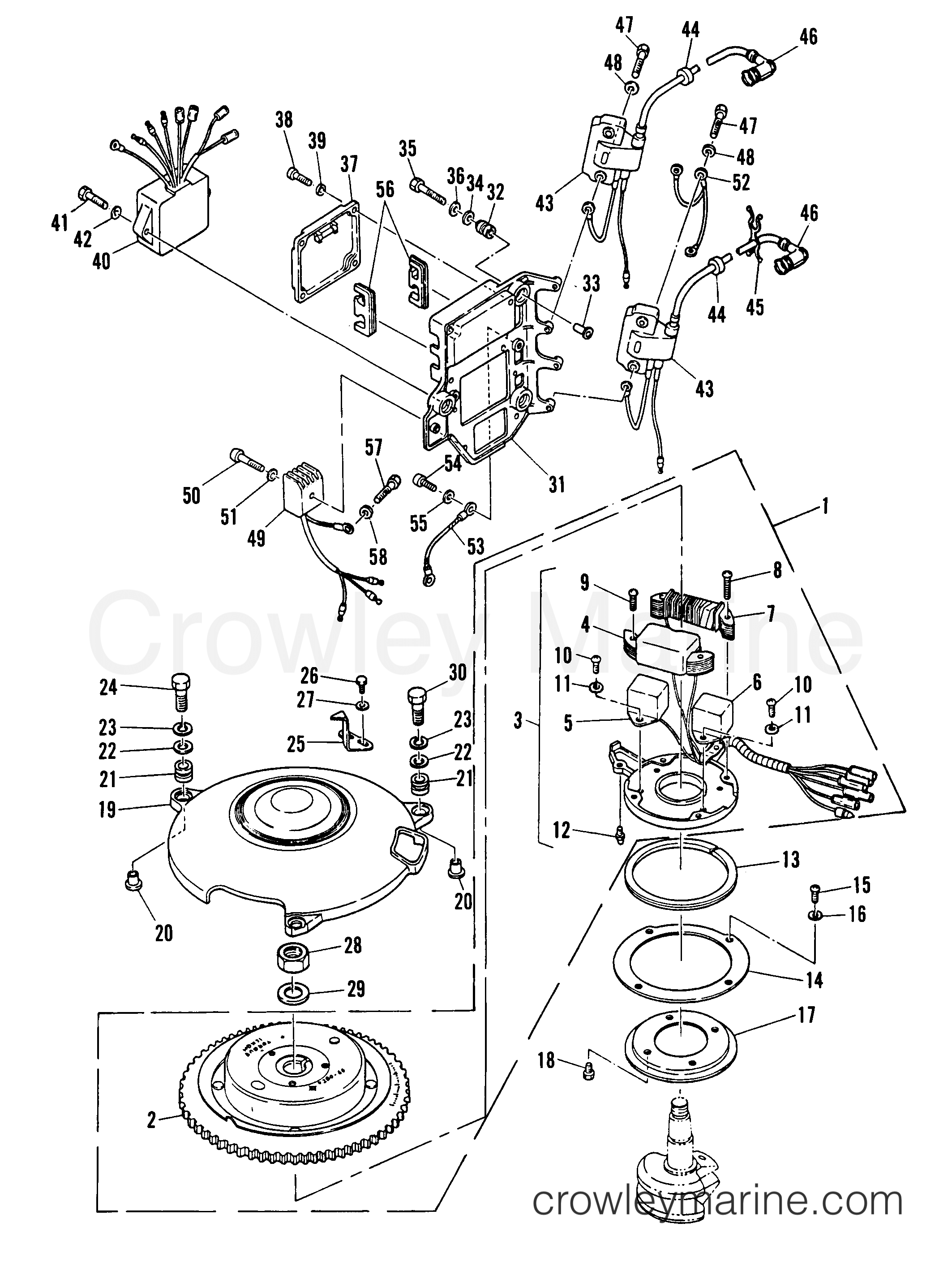 1982 Outboard 60 [EL] - 7060522 - IGNITION SYSTEM