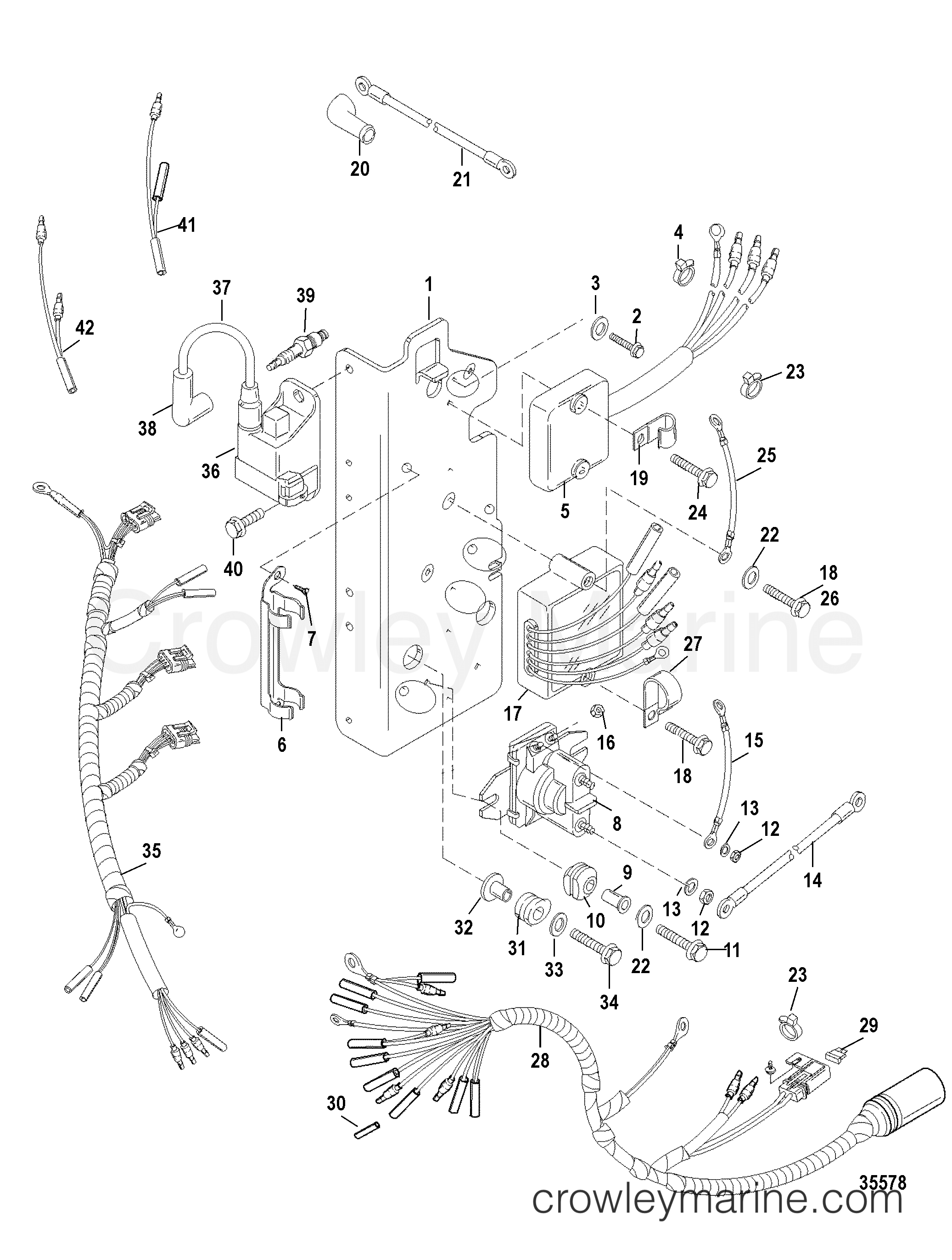 1998 Outboard 60 [ELHPTO] - 7060411GD - ELECTRICAL COMPONENTS
