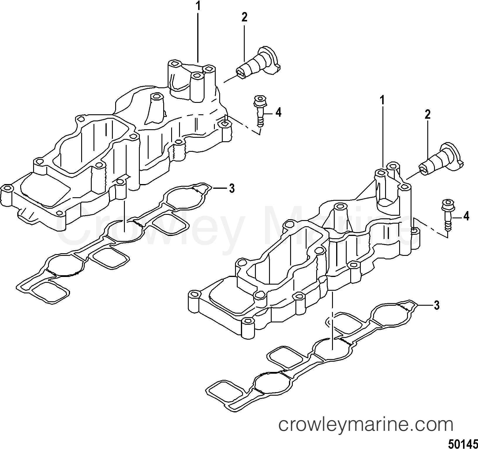 2012 Inboard Engine 3.0L TDI - 3D300018D - SUCTION PIPE
