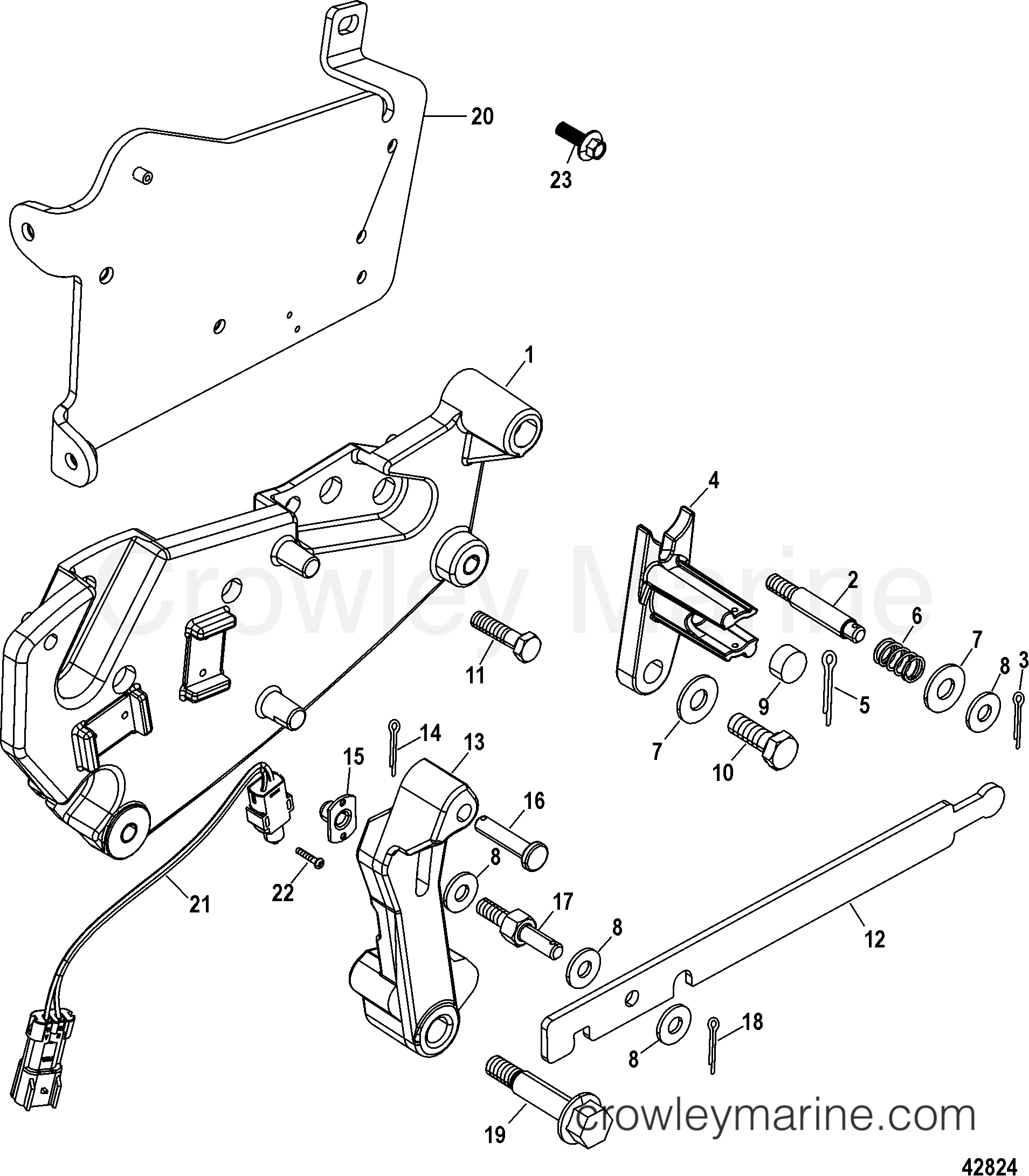 2014 Miscellaneous REMAN [-] - 8M0085999 - SHIFT BRACKET, MECHANICAL