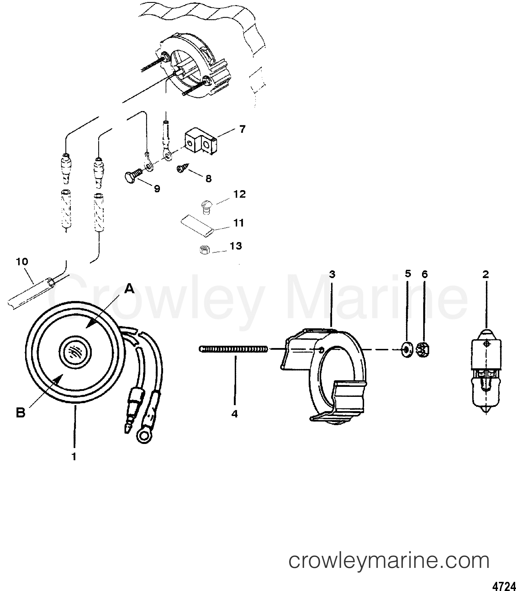 2002 Outboard 15 [EL 4] - 7F15312LD - VISUAL WARNING