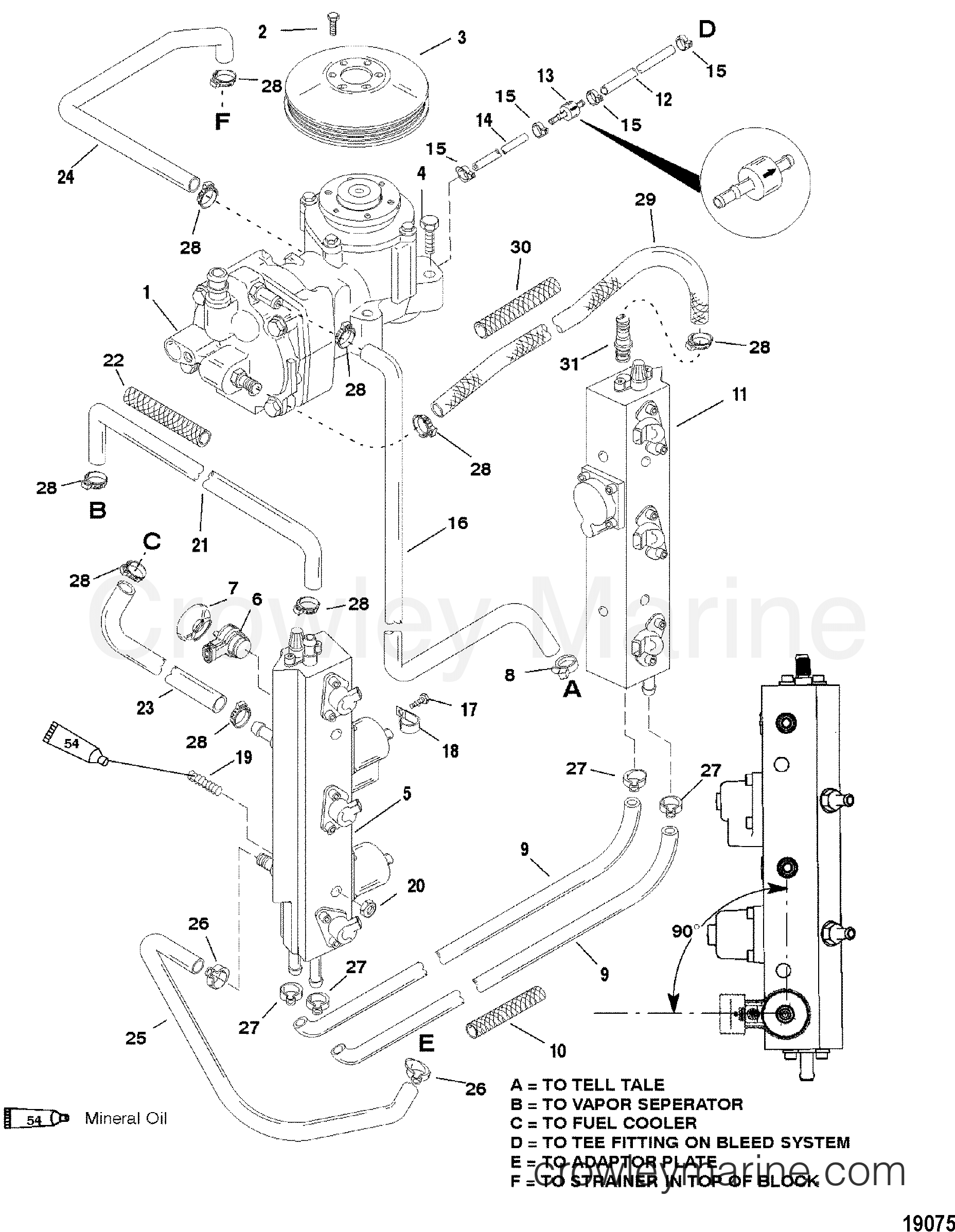 1998 Outboard 200DFI [XXL] - 7200493GF - FUEL RAILS