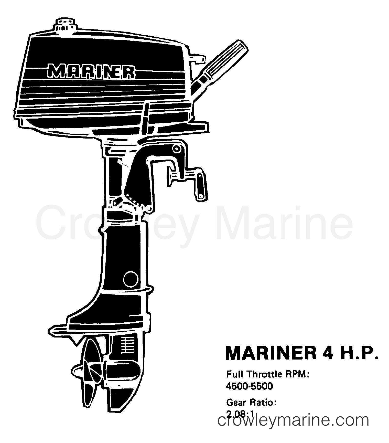 1981 Outboard 4 [M] - 7004201 - PROP CHART