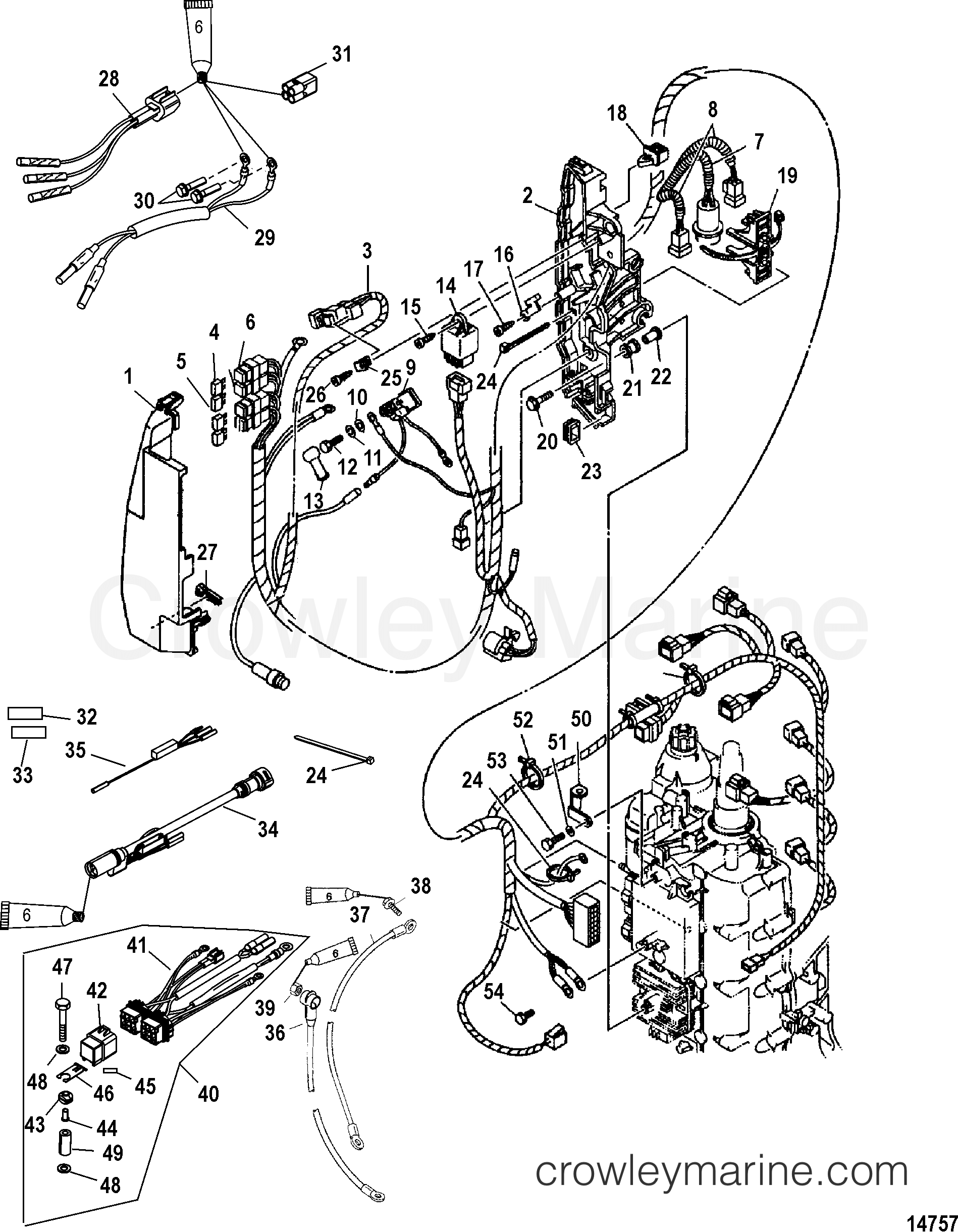 2006 Outboard 115EFI [EXLPT 4] - 1115F23FF - ELECTRICAL COMPONENTS