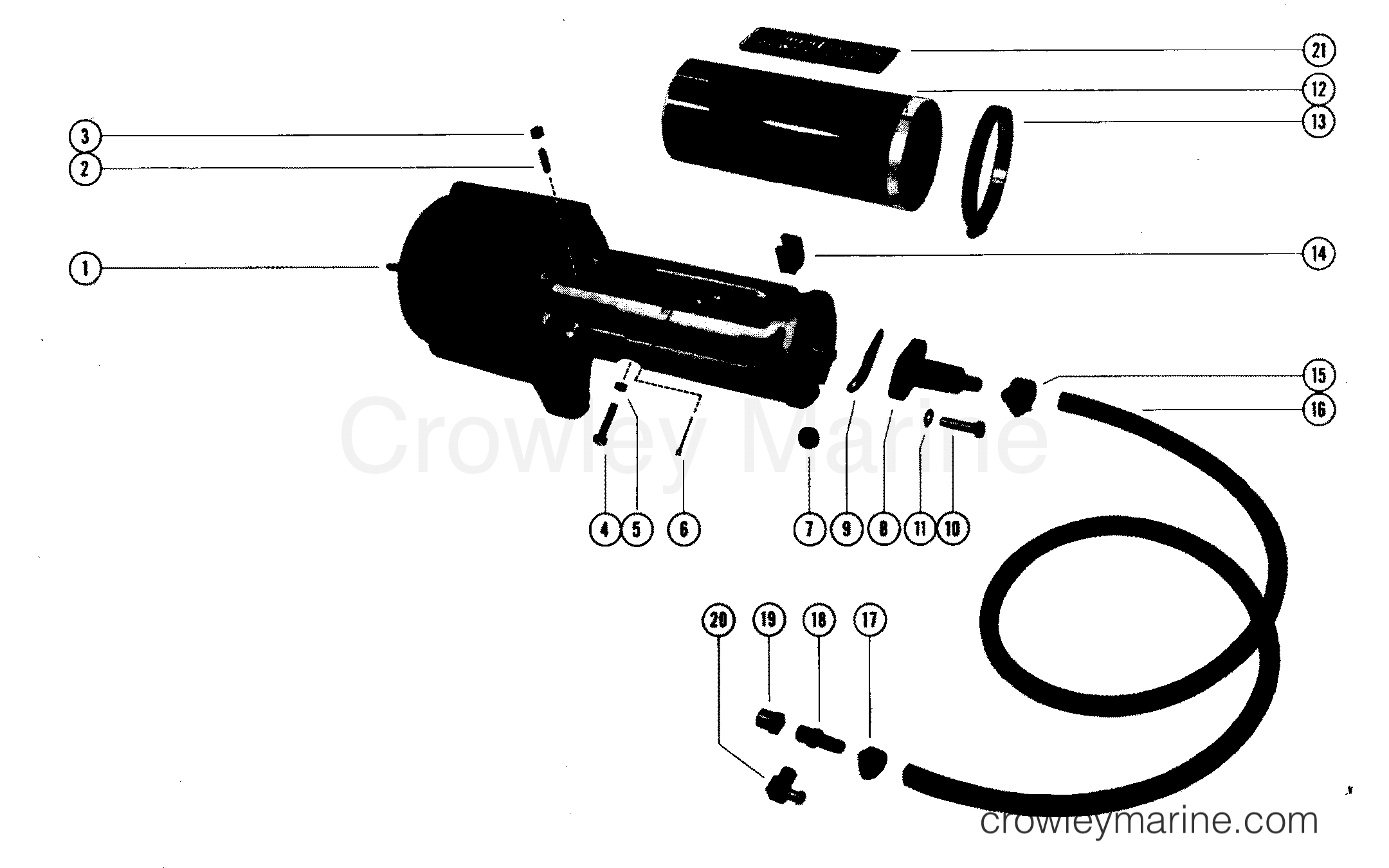 Various Years Rigging Power Steering/Tiller Handles/ Shift Kits - MC POWER SHIFT (1985 AND BELOW) - POWER SHIFT