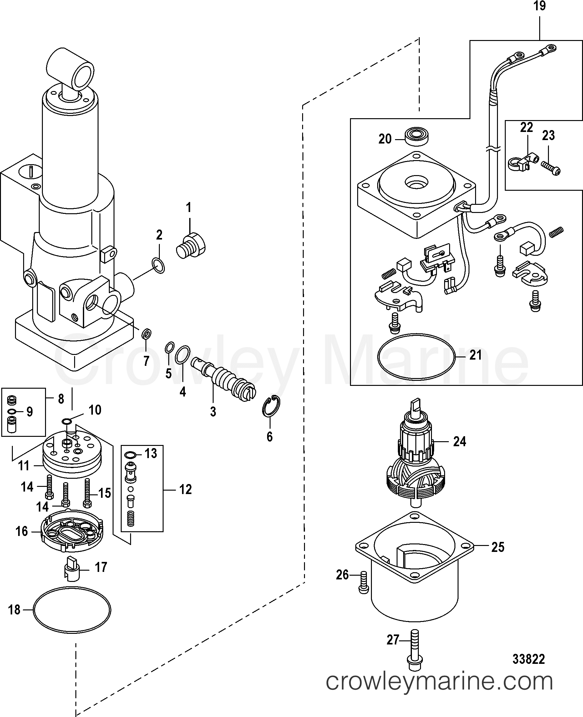 Serial Range Outboard 15 Carb(2CYL)(4-STROKE) - 0R235949 & Up - POWER TILT
