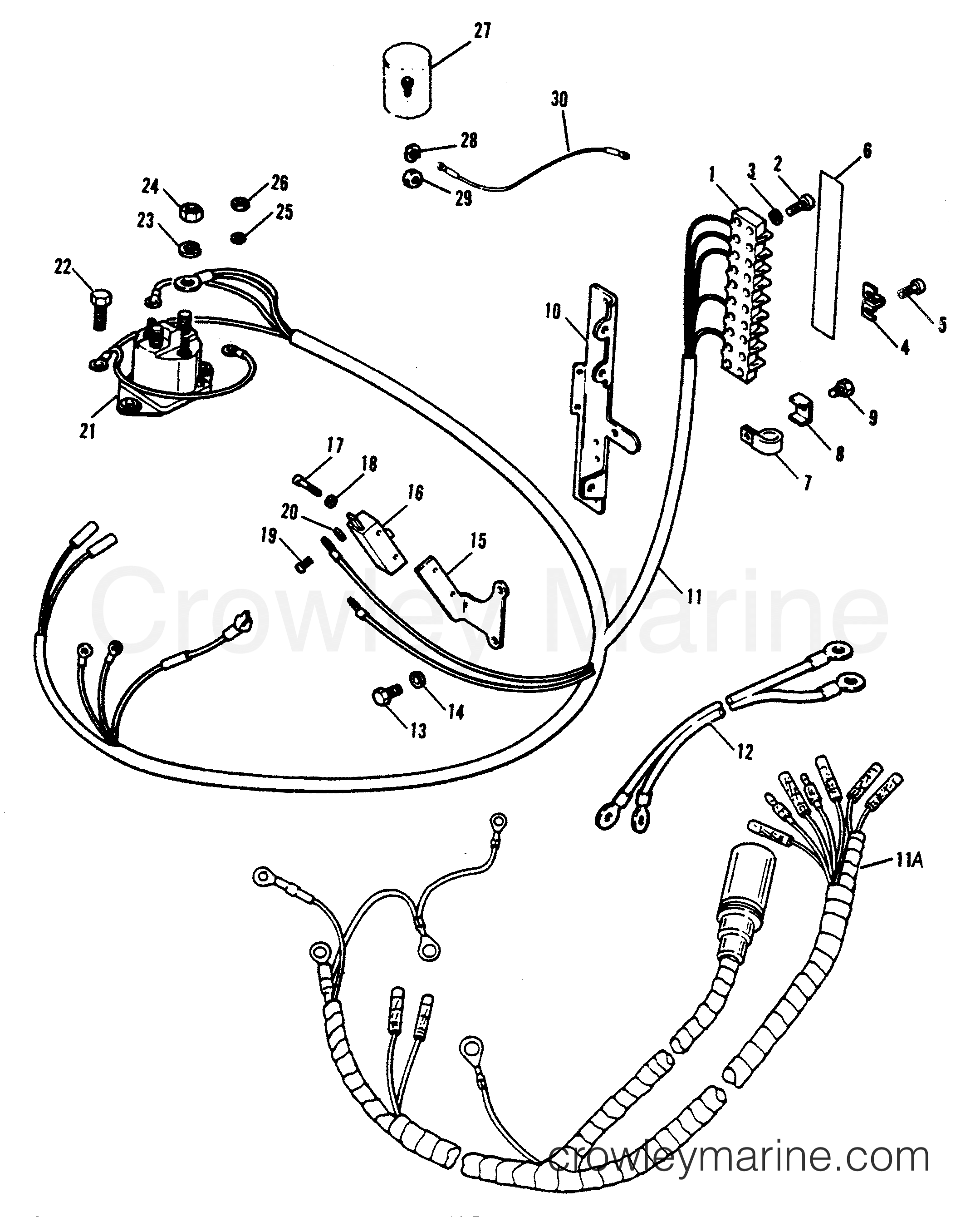 1991 Outboard 120 - H1201G91C [C] - ELECTRICAL COMPONENTS