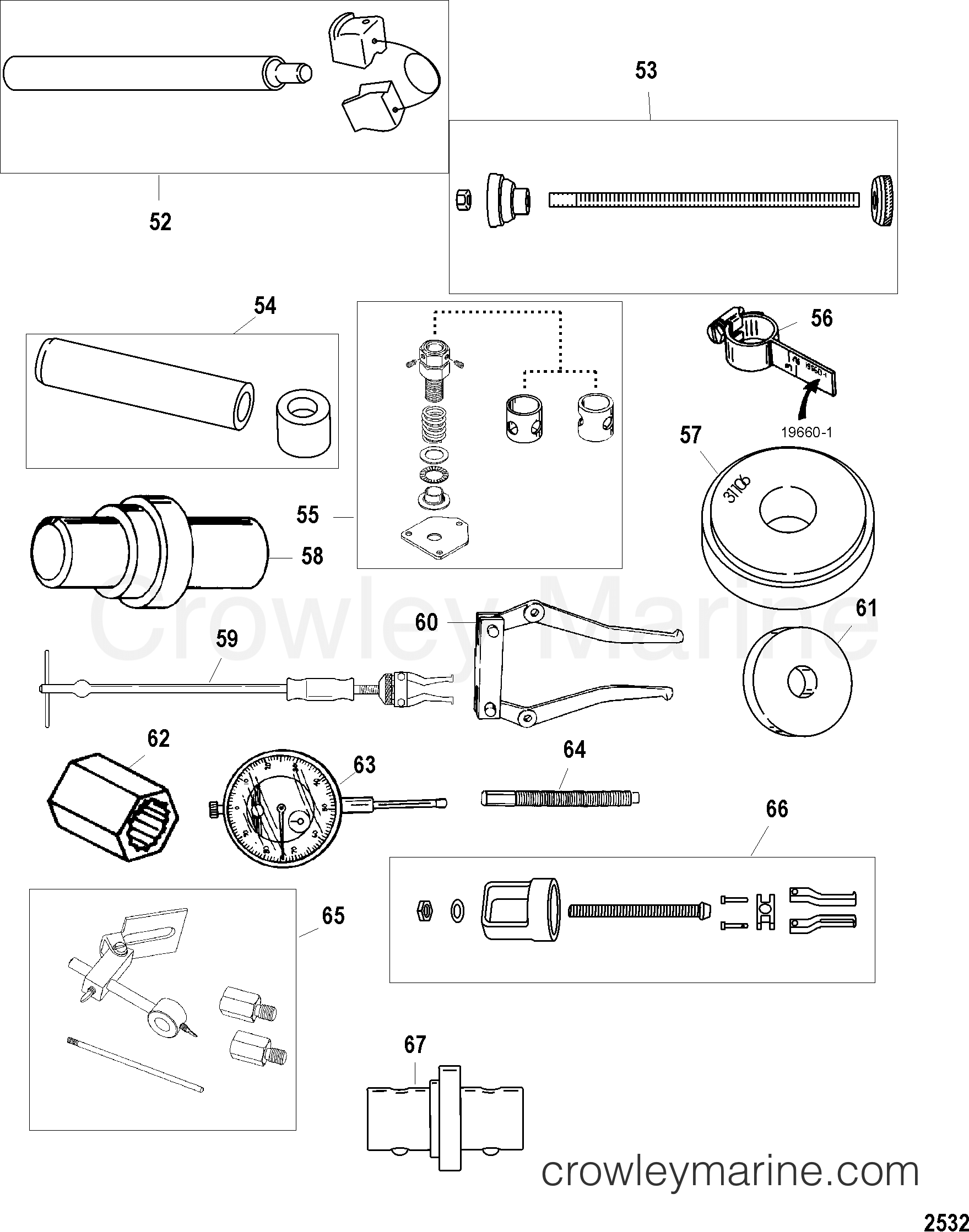 Serial Range Outboard 40 CARB (3 CYL.)(4-STROKE) - 1C018826 & Up - TOOLS 3