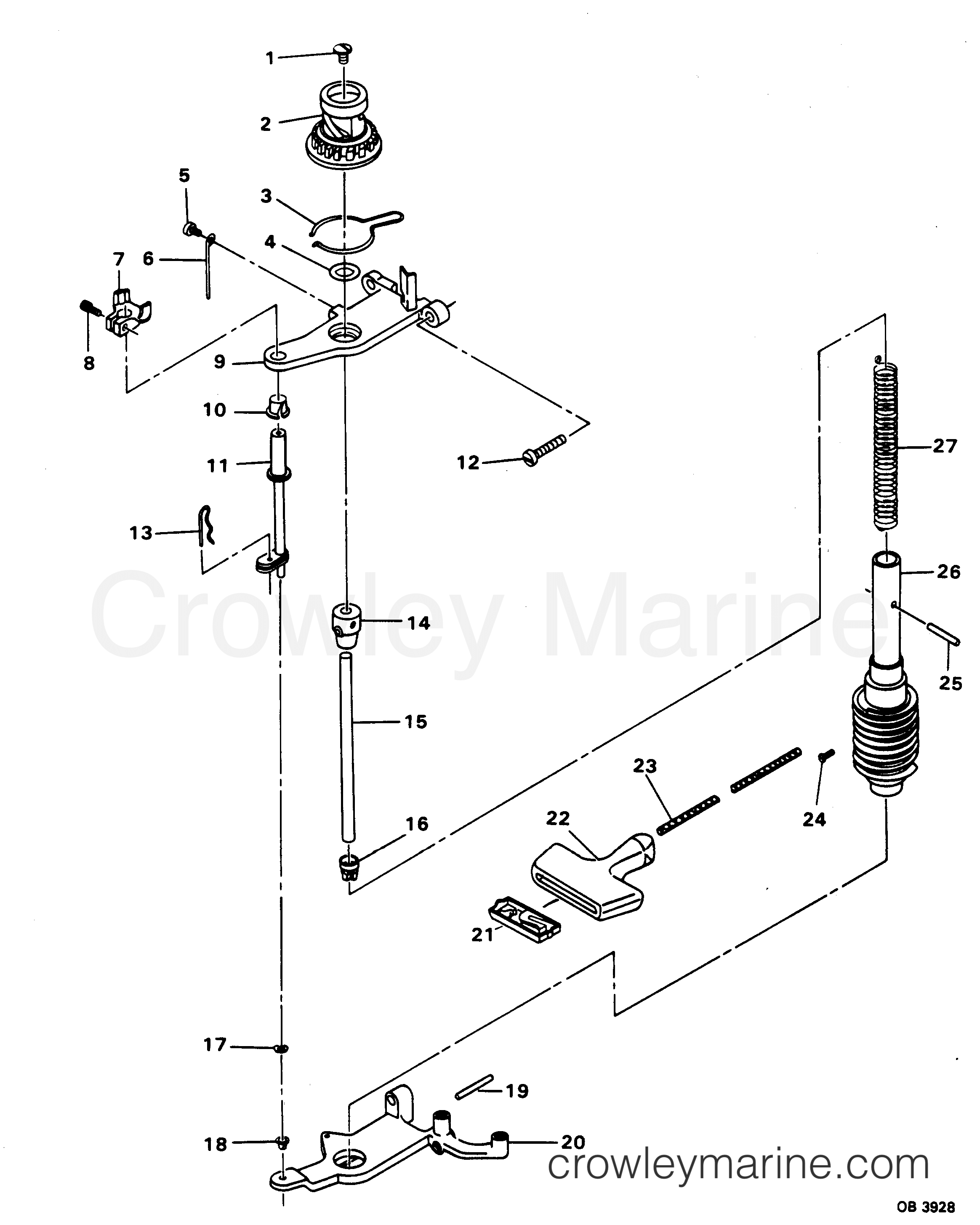1985 Outboard 7.5 - H0072F85A - STARTER
