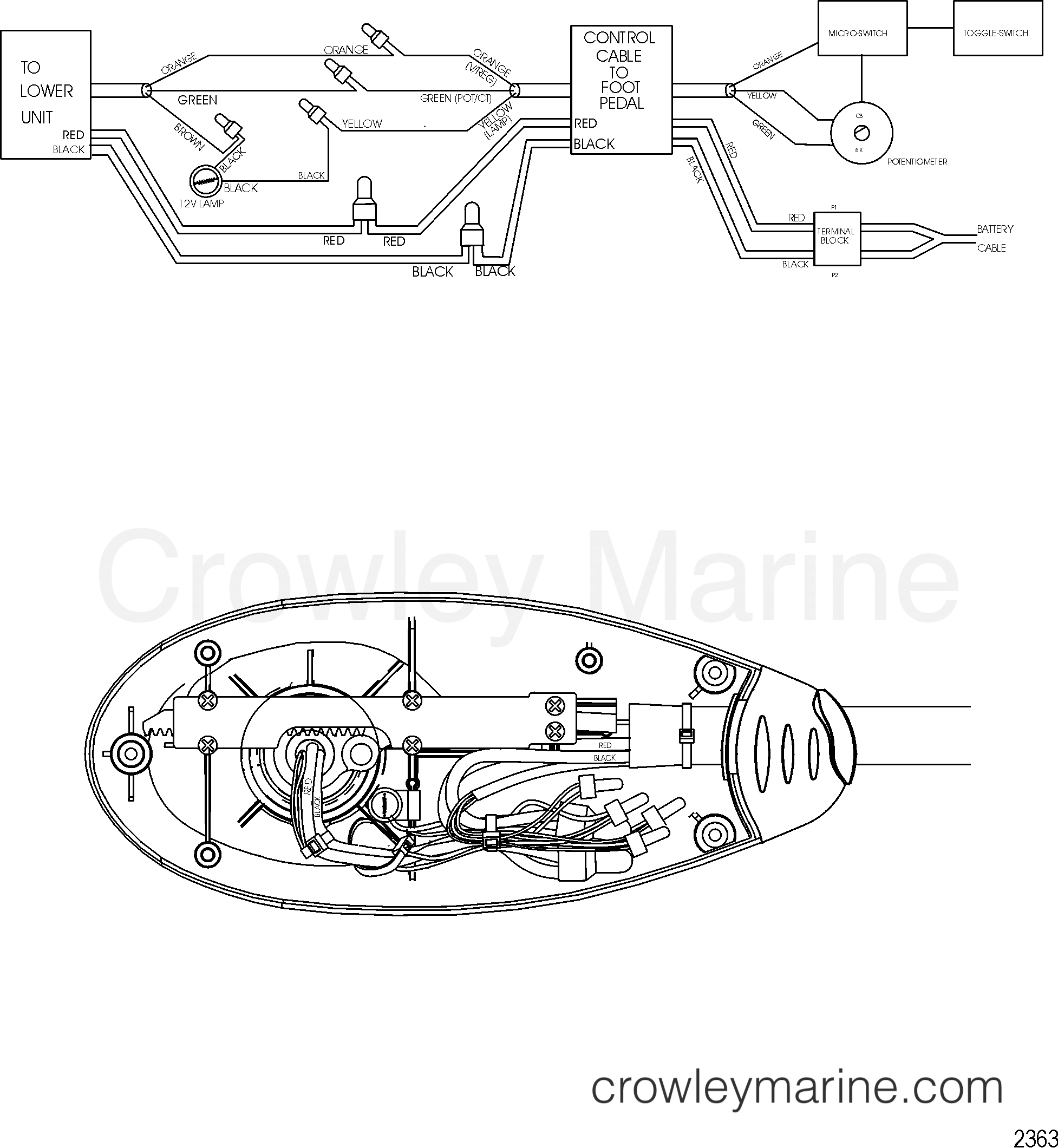 WIRE DIAGRAM(MODEL FW71FBD) 2006 24V