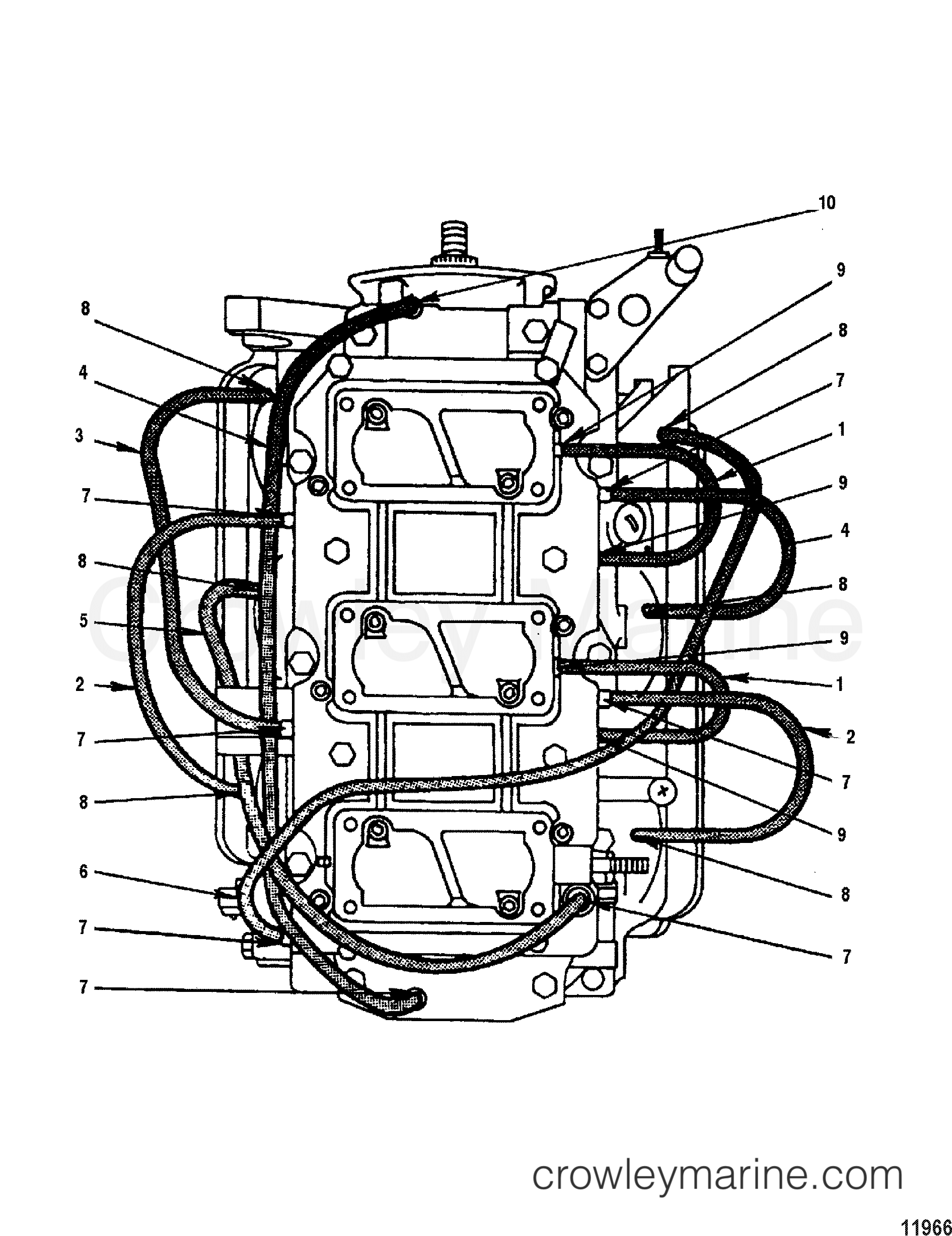 1999 Outboard 175 [L] - 7175412HD - BLEED SYSTEM