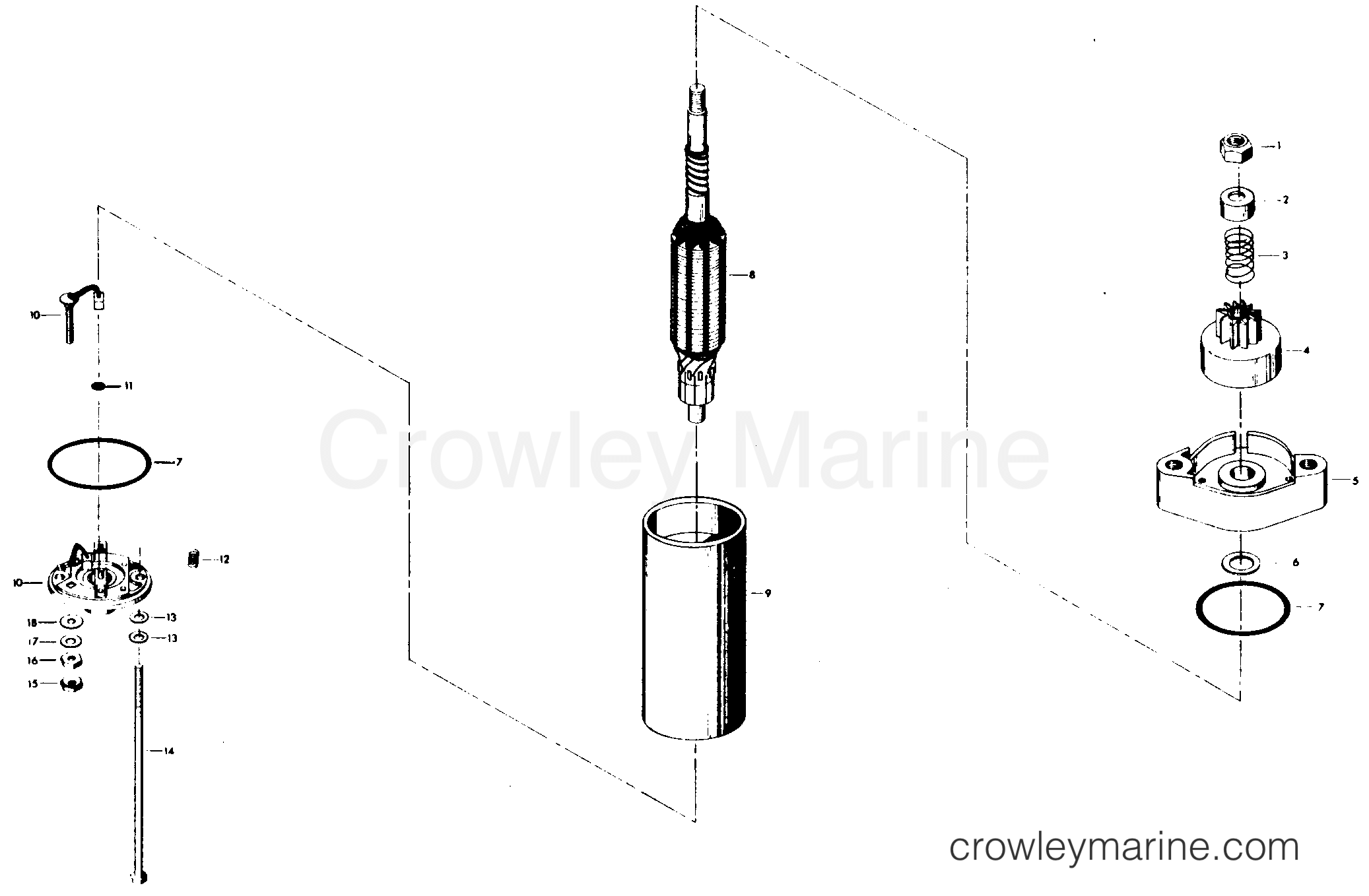 1978 Outboard 10 - 101B8A - ELECTRIC STARTER