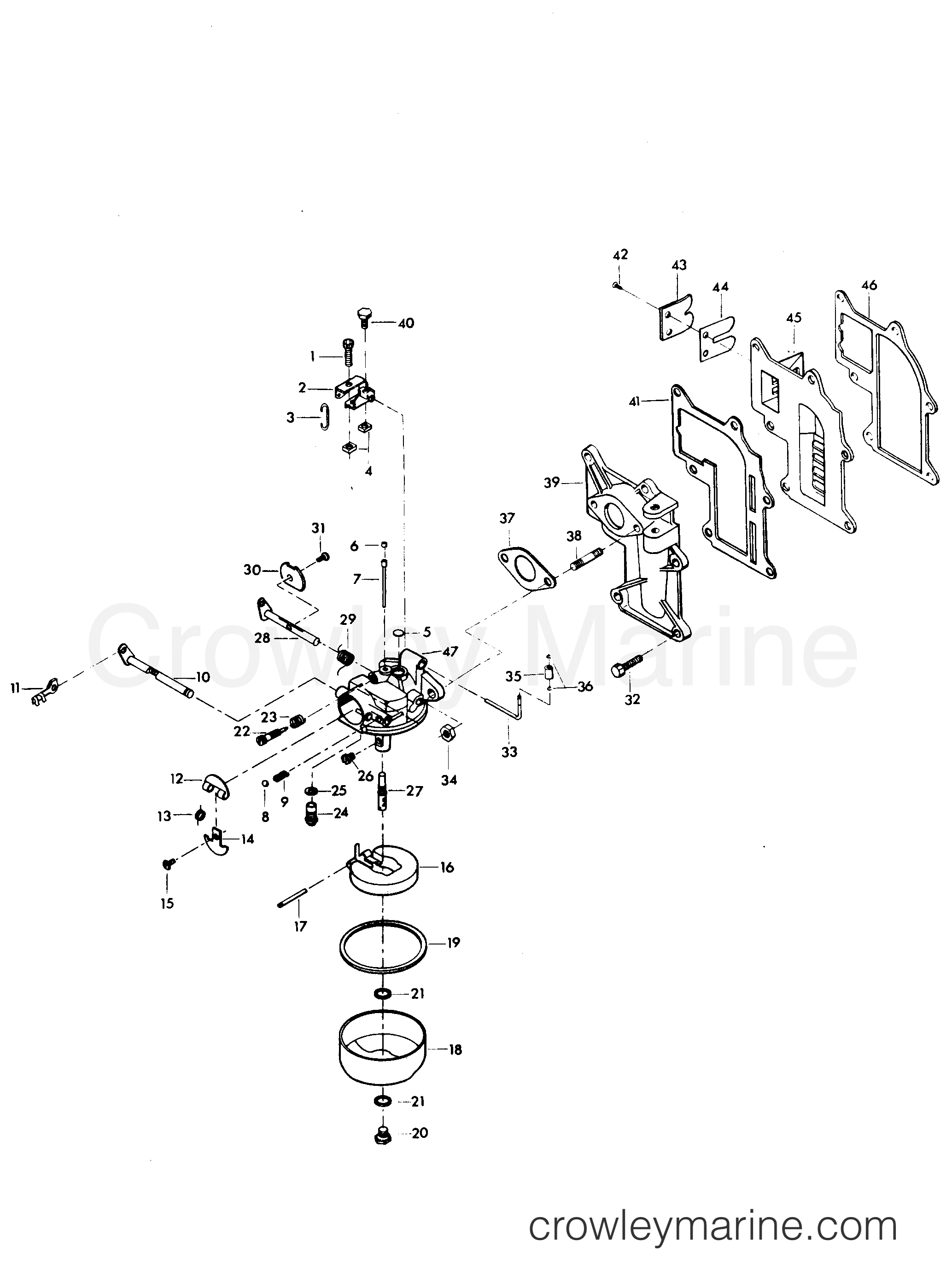 1978 Outboard 10 - 101B8A - FUEL SYSTEM