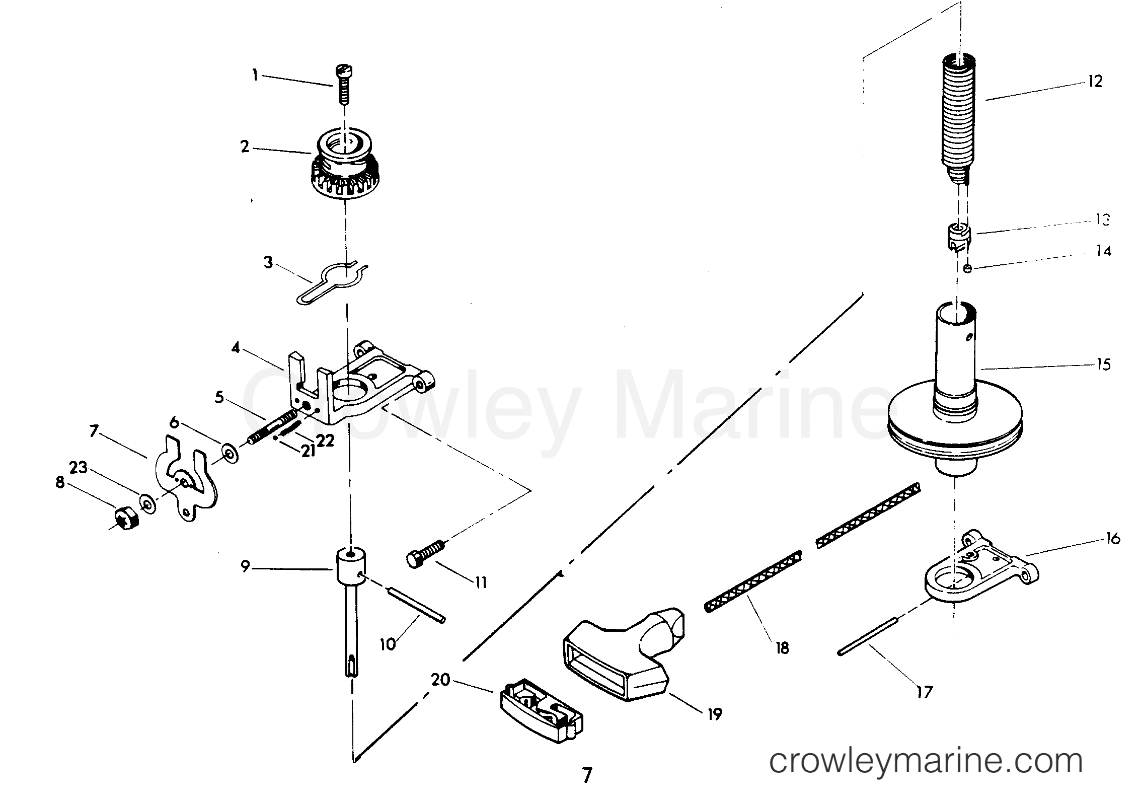 1979 Outboard 12 - H0123B79E - STARTER