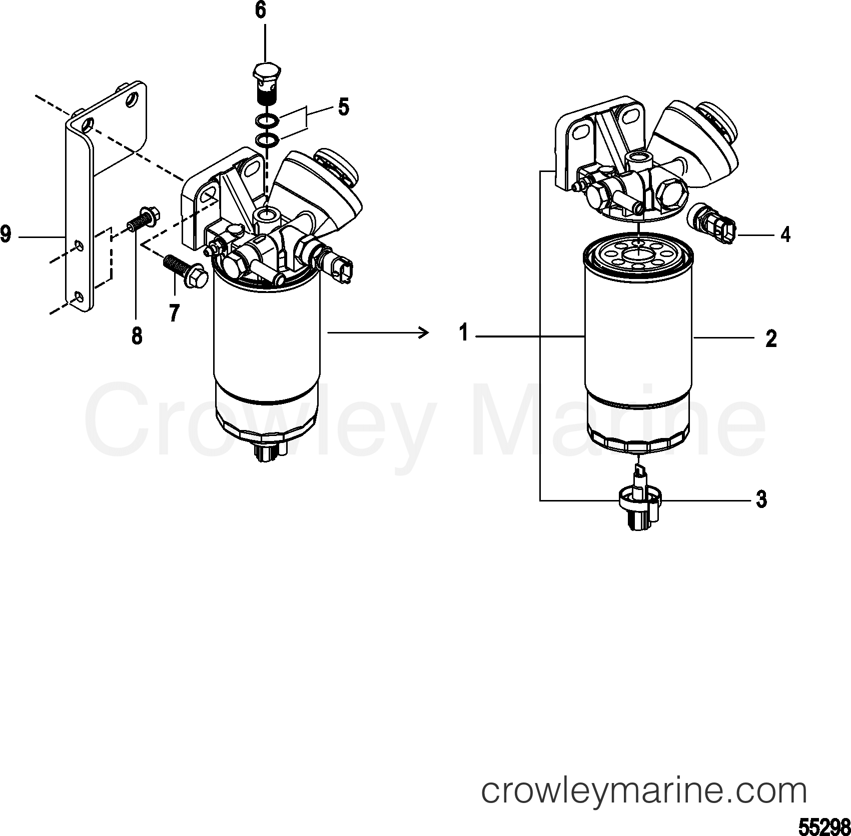 2013 Inboard Engine 2.0L [EI 115] - 30200029U - FUEL FILTER ASSEMBLY